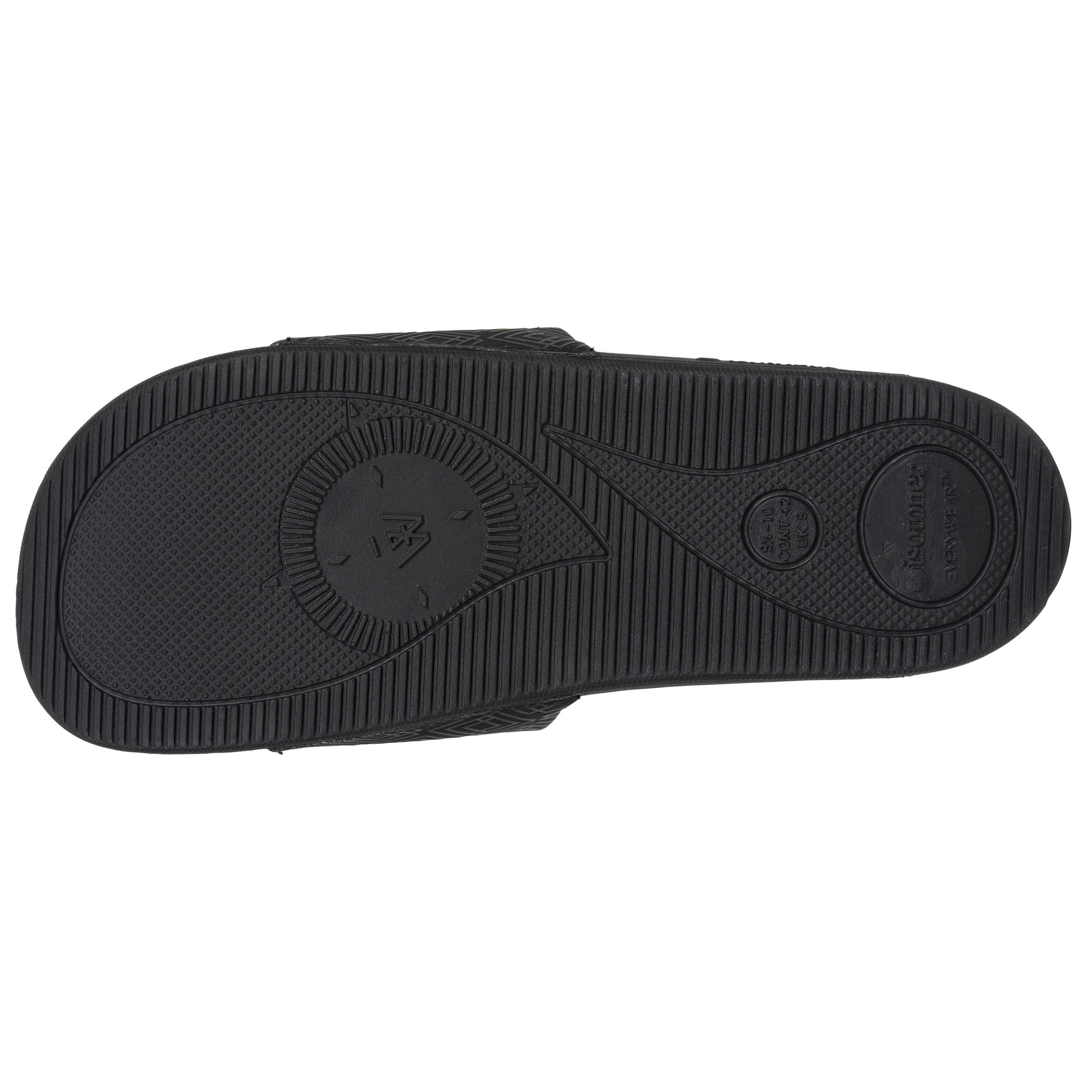 isotoner-mules-claquettes-homme-everywear-noir-logo image 4