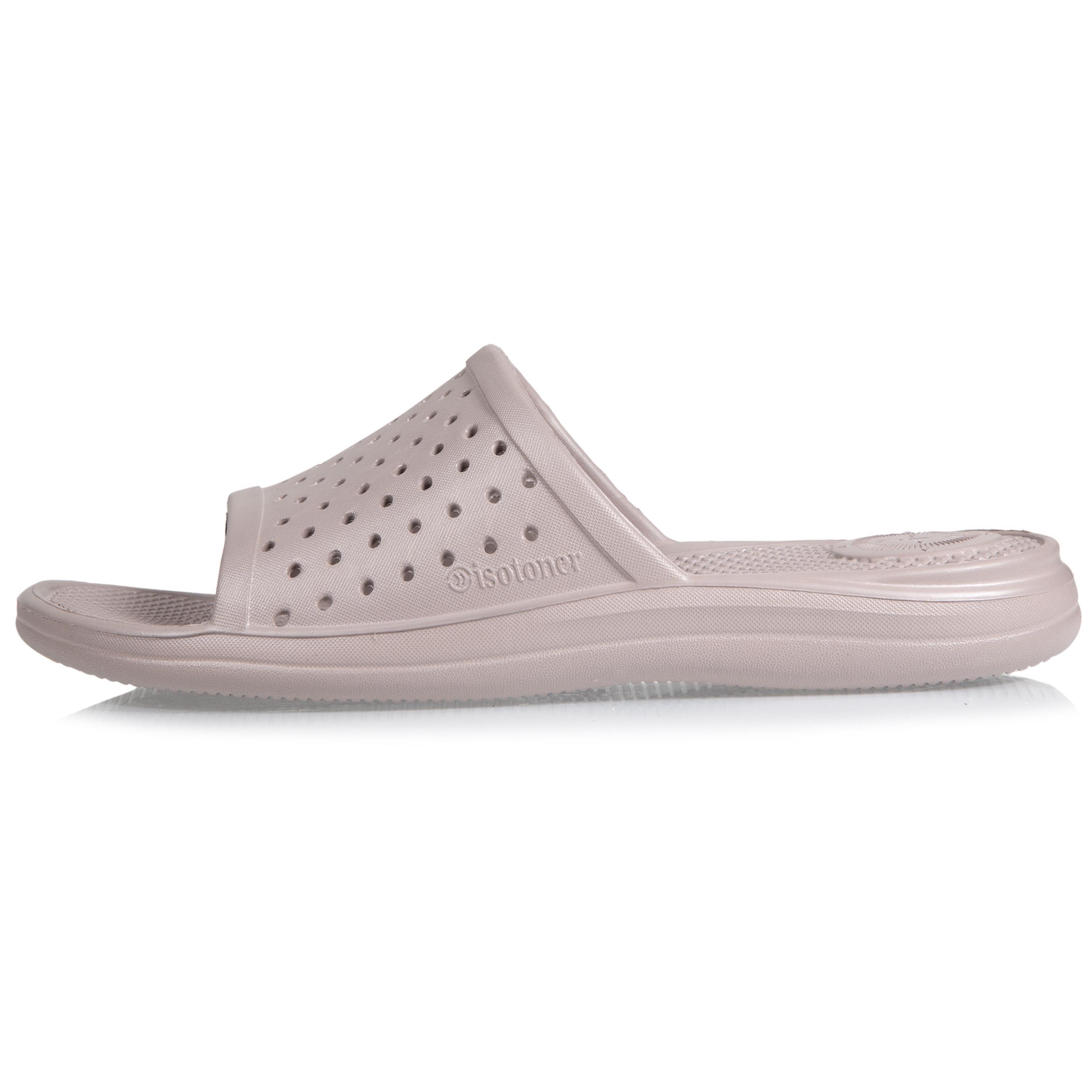 isotoner-mules-claquettes-femme-ajour-es-taupe-everywear image 3