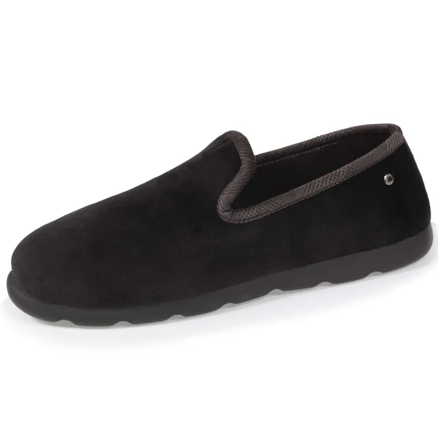 isotoner-chaussons-charentaises-homme-noir-premium image 1