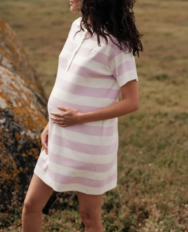 cache-c-ur-robe-d-allaitement-hamptons-parme image 1
