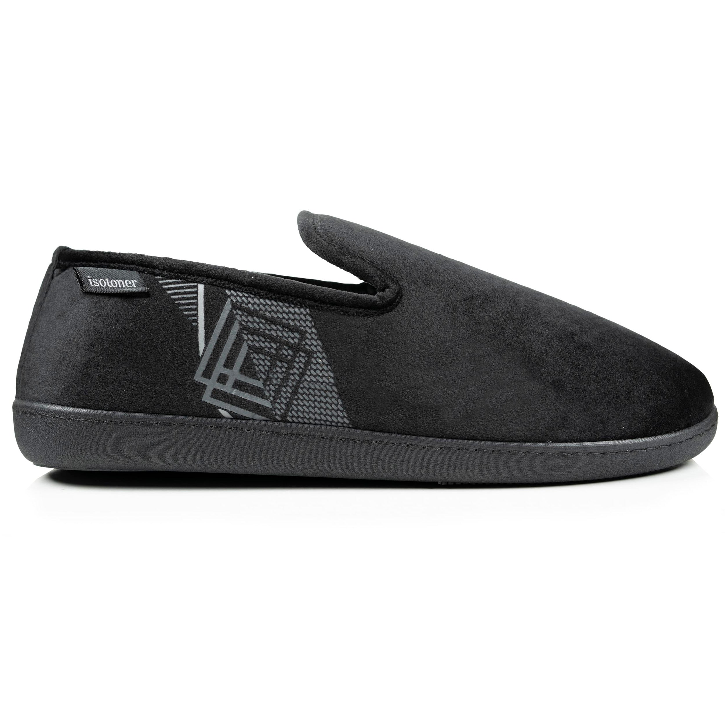 isotoner-chaussons-charentaises-homme-noir-diamant image 8