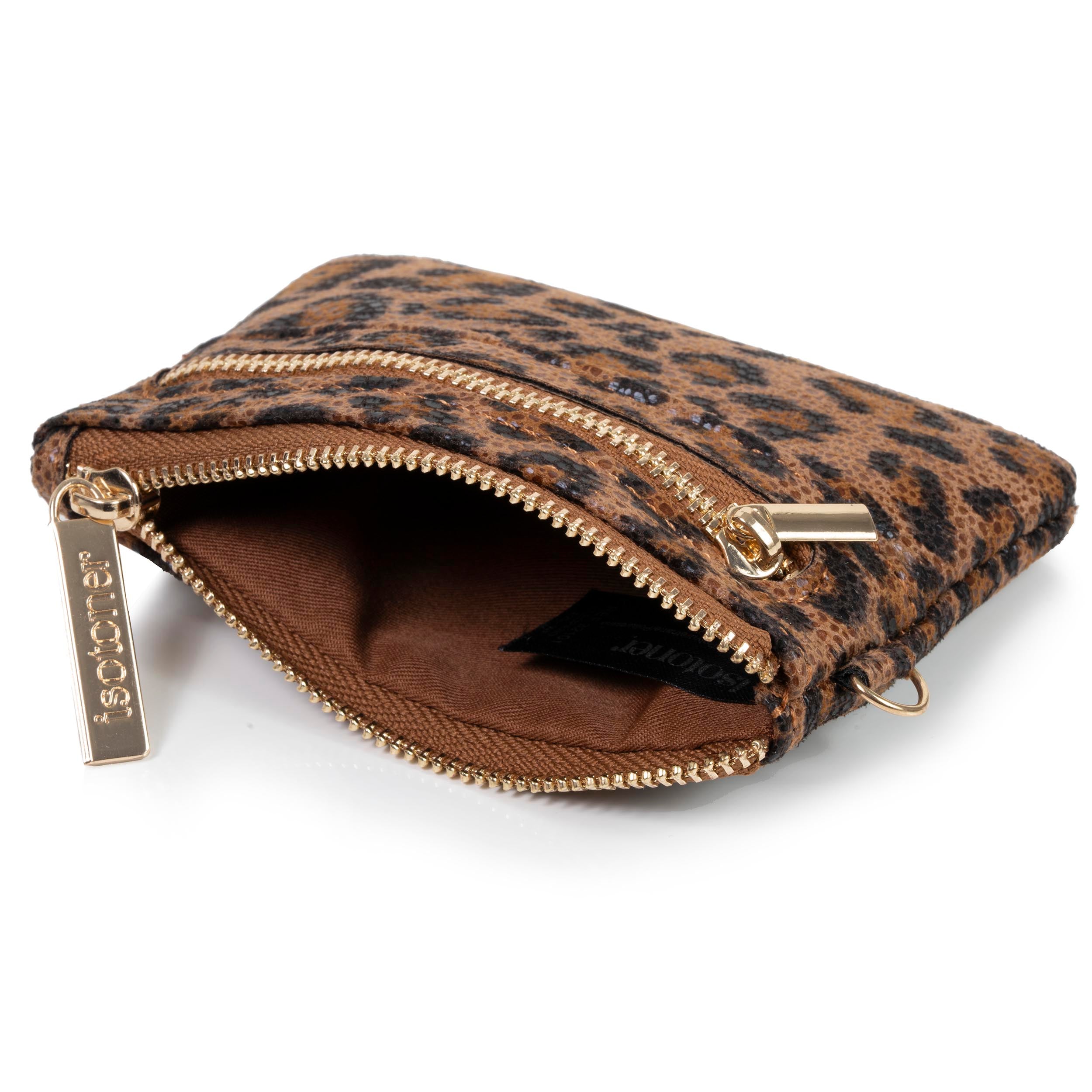 isotoner-porte-monnaie-femme-zipp-l-opard-anti-rfid-compact image 2