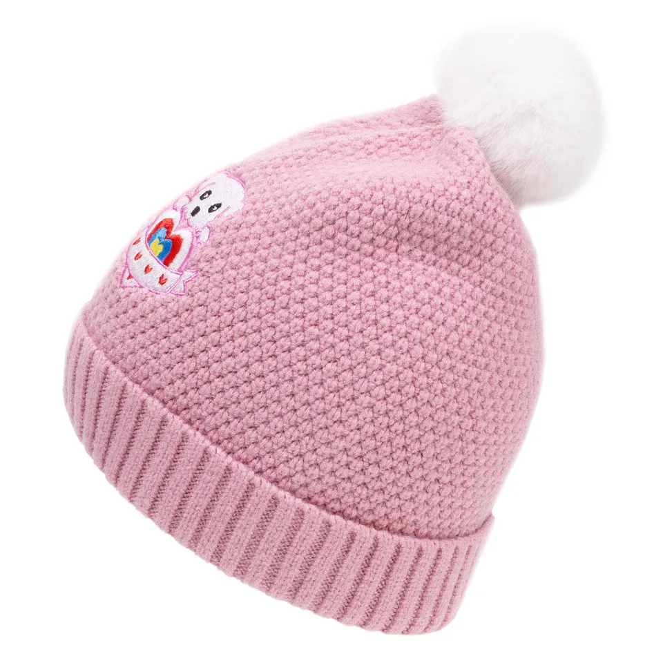 isotoner-bonnet-enfant-6-8-ans-ultra-doux-rose image 1