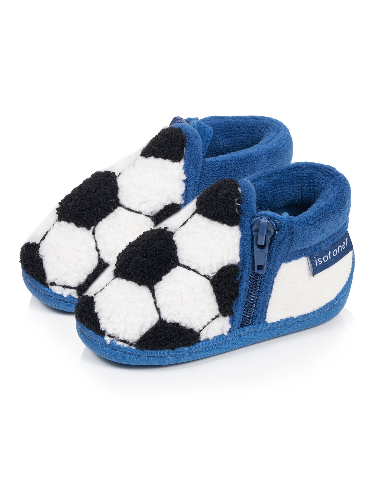 isotoner-chaussons-bottillons-zip-b-b-gar-on-bleu image 6