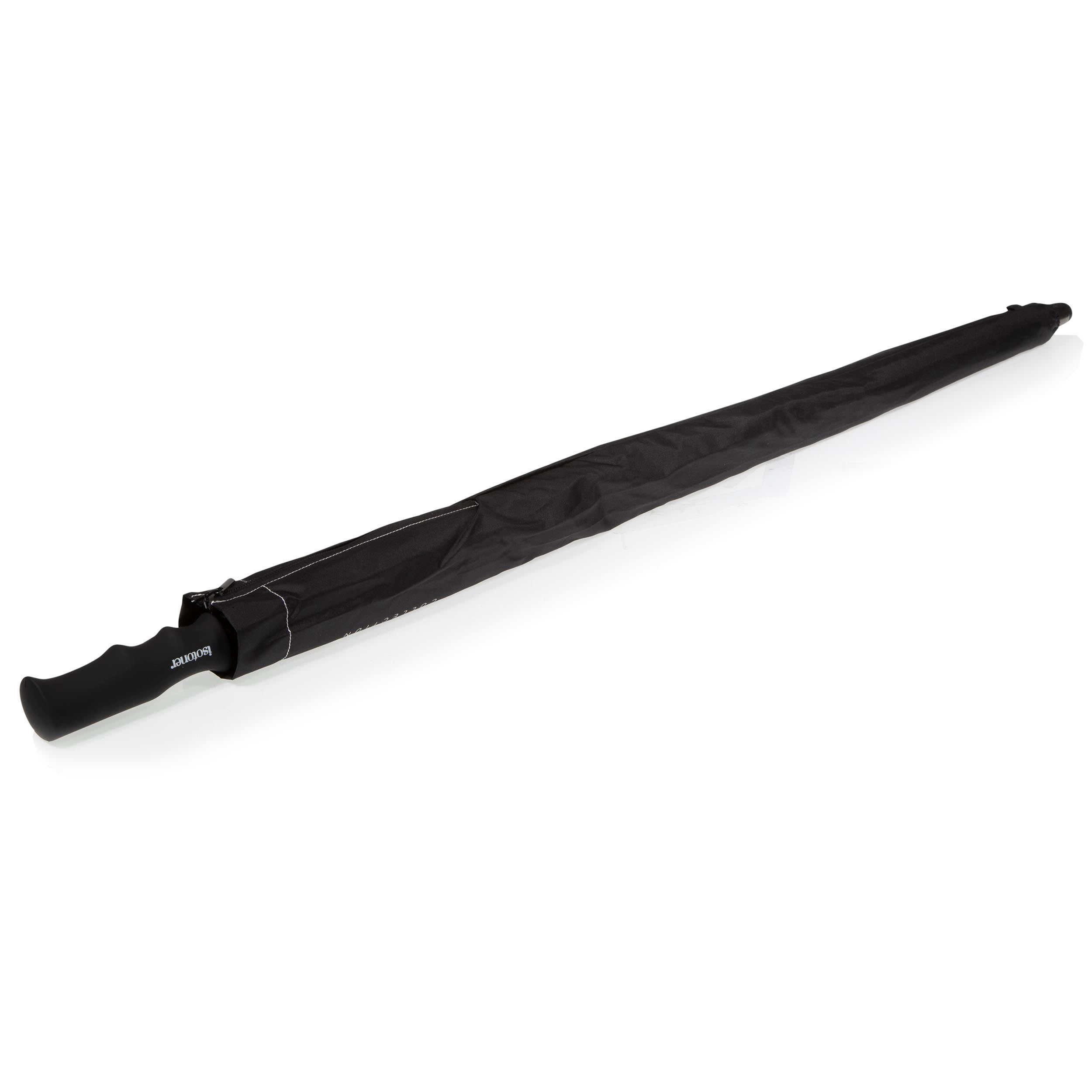 isotoner-parapluie-golf-xl-noir-130-cm-toile-recycl-e image 3