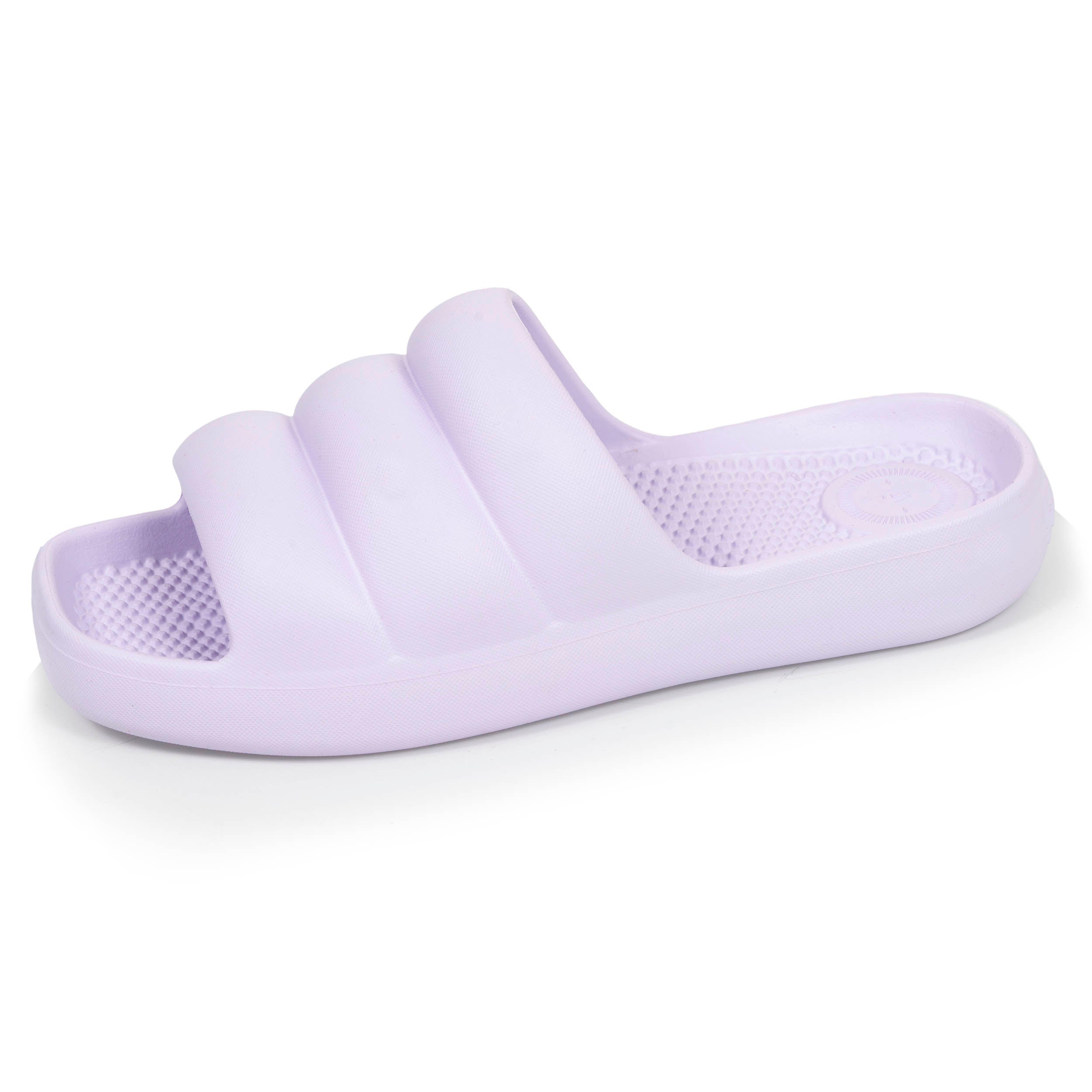 isotoner-mules-claquettes-femme-everywear-lilas image 1