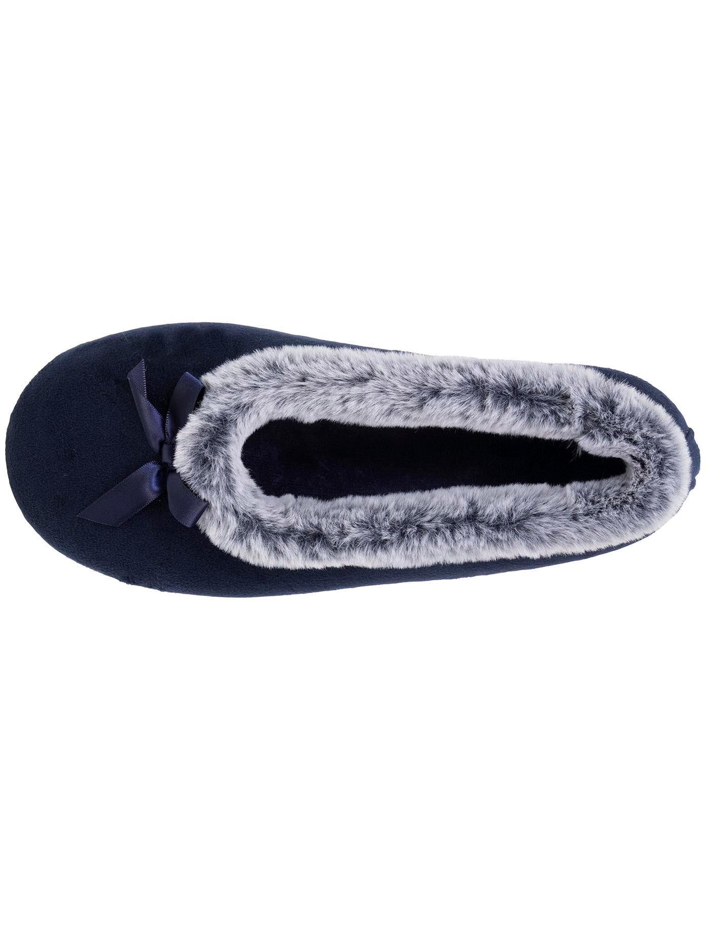 isotoner-chaussons-ballerines-femme-marine-m-moire-de-forme image 7