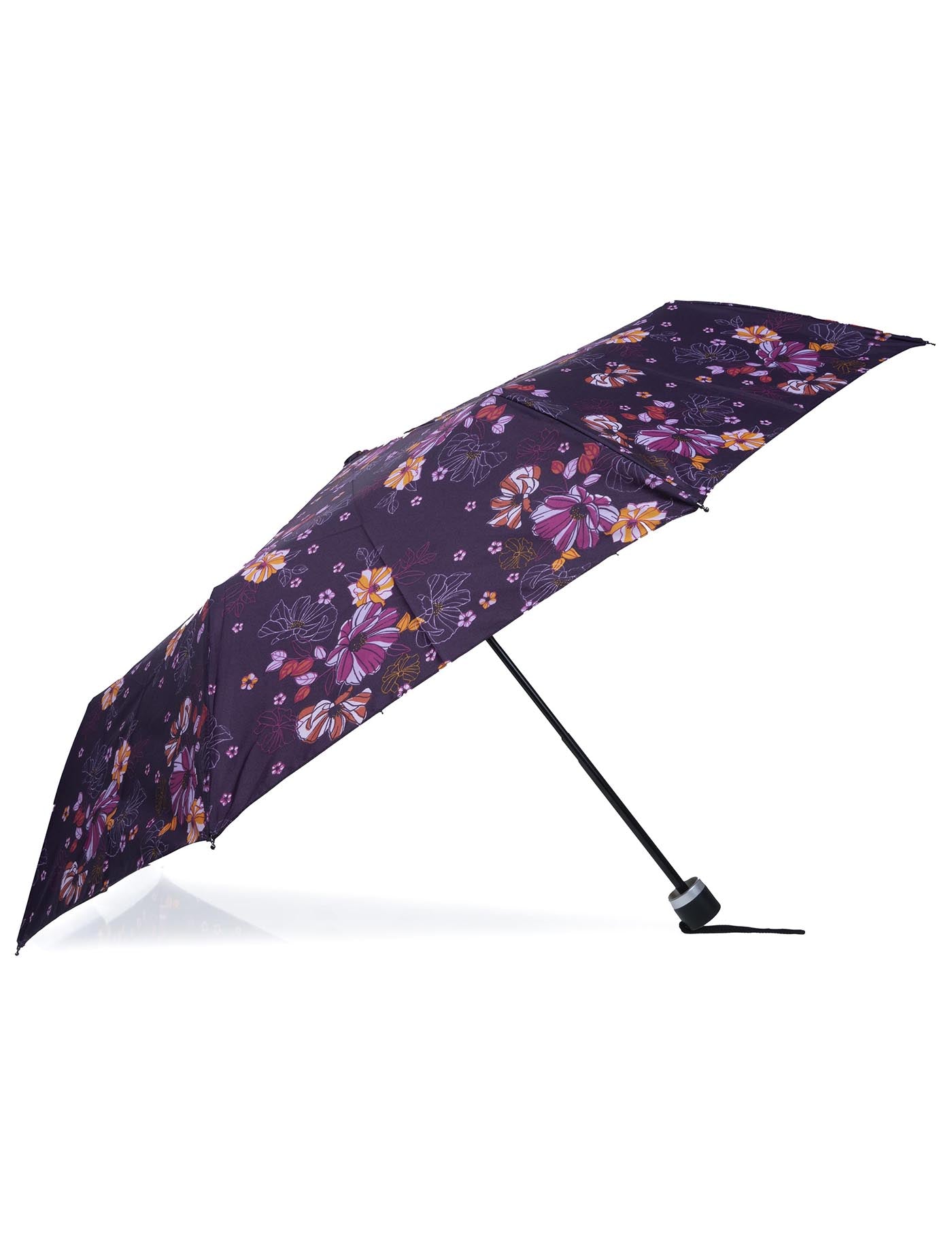 isotoner-parapluie-petit-prix-fleurs-aubergine-23-cm image 7