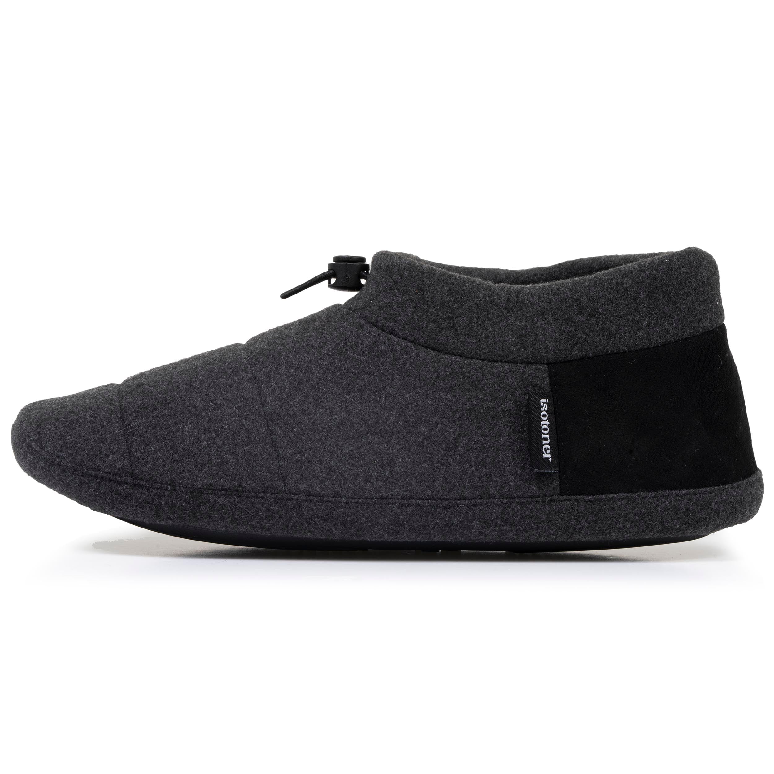 isotoner-chaussons-bottillons-homme-gris-chin-fonc image 3