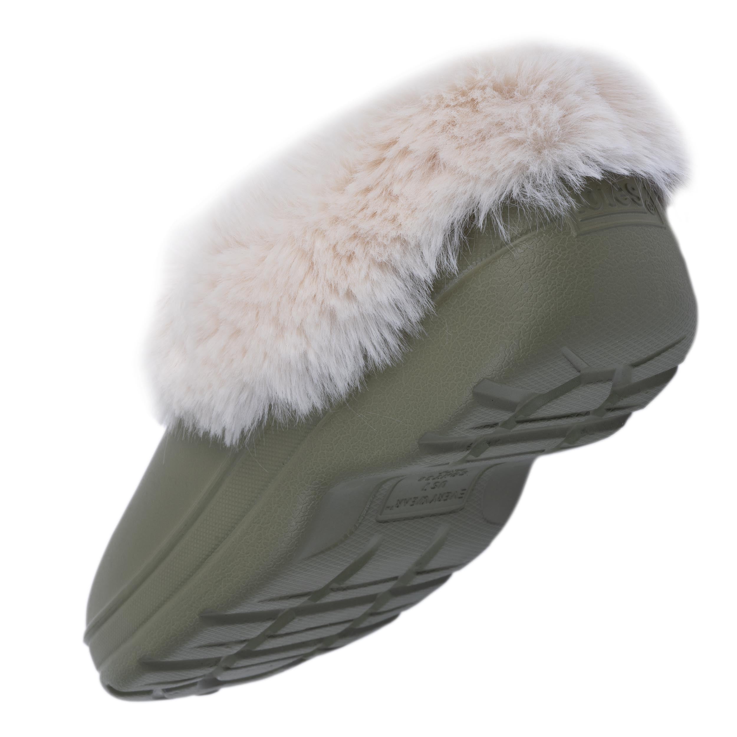 isotoner-sabots-de-jardin-femme-fourr-s-kaki-everywear-amovible image 5