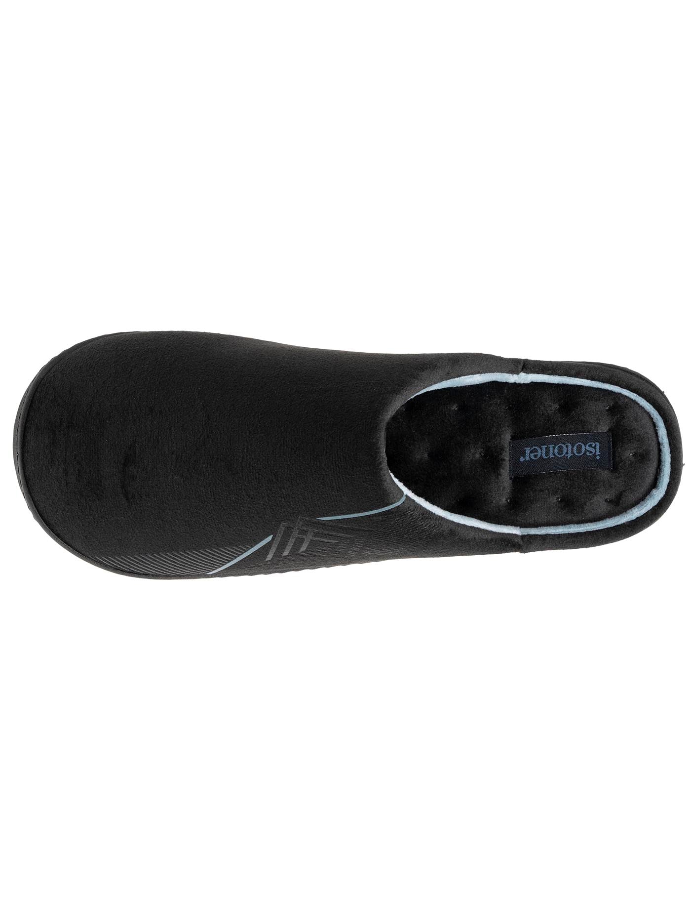 isotoner-chaussons-mules-homme-gris-diamant image 7