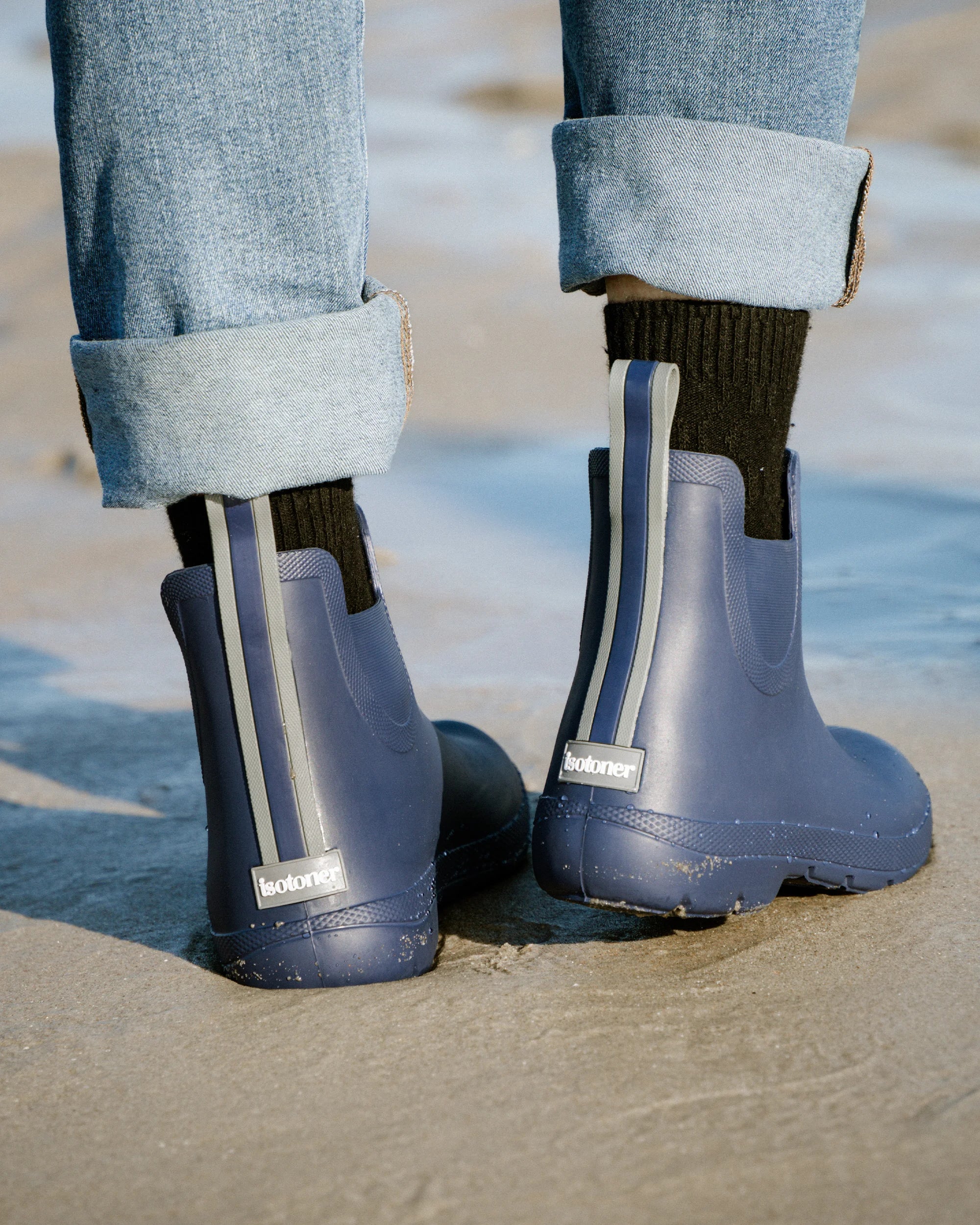 isotoner-bottes-de-pluie-femme-chelsea-marine-everywear image 2