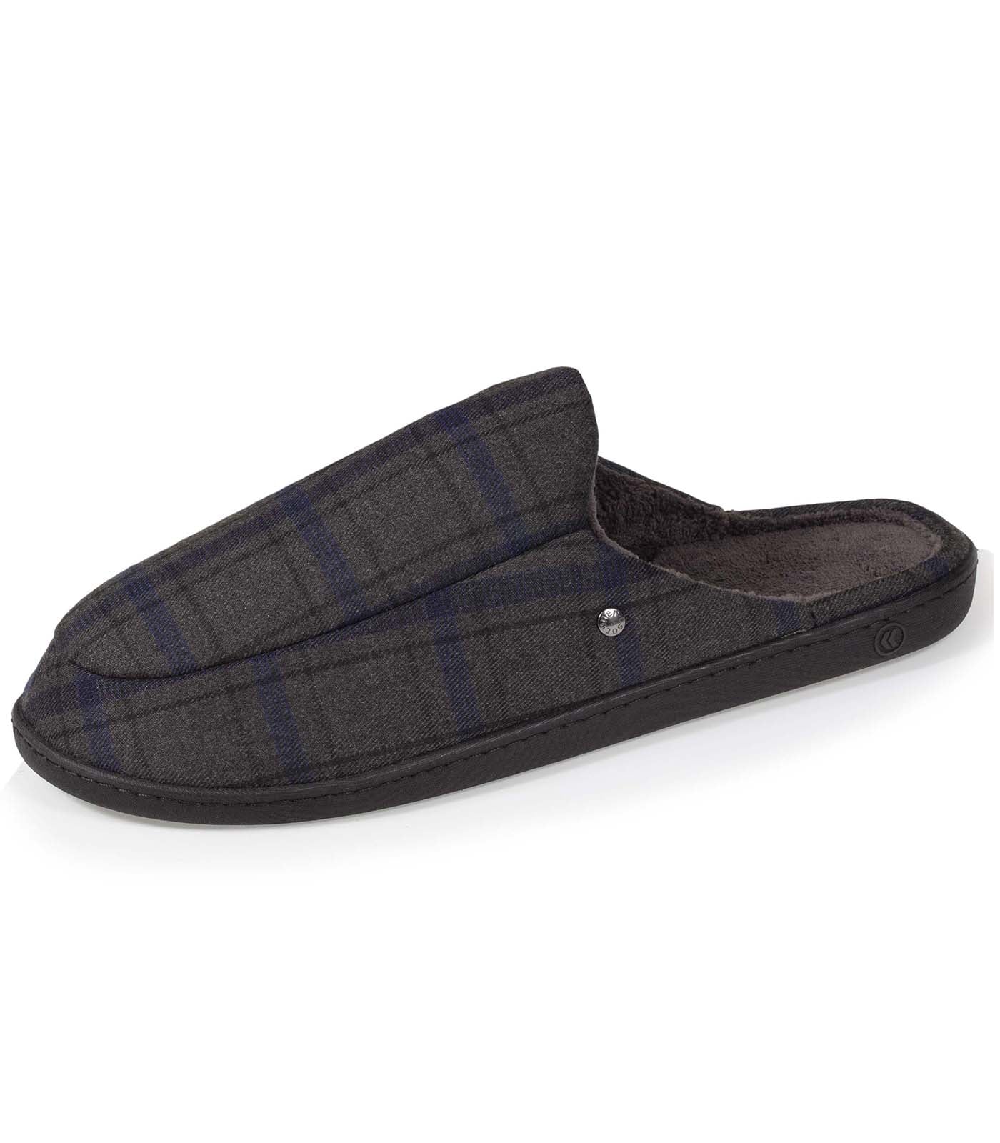 isotoner-chaussons-mules-homme-tartan-everywear image 6