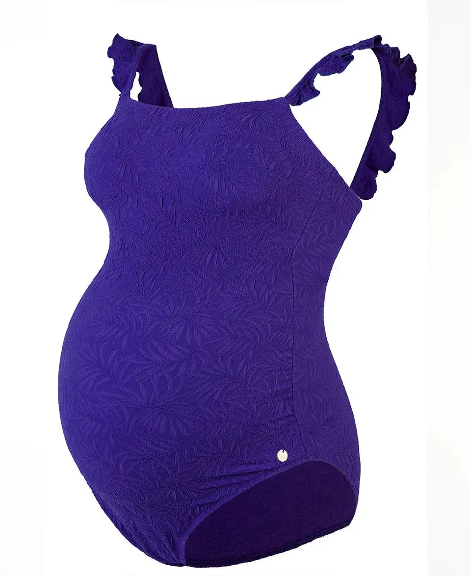 cache-c-ur-maillot-de-bain-de-grossesse-une-pi-ce-maldives-violet image 1
