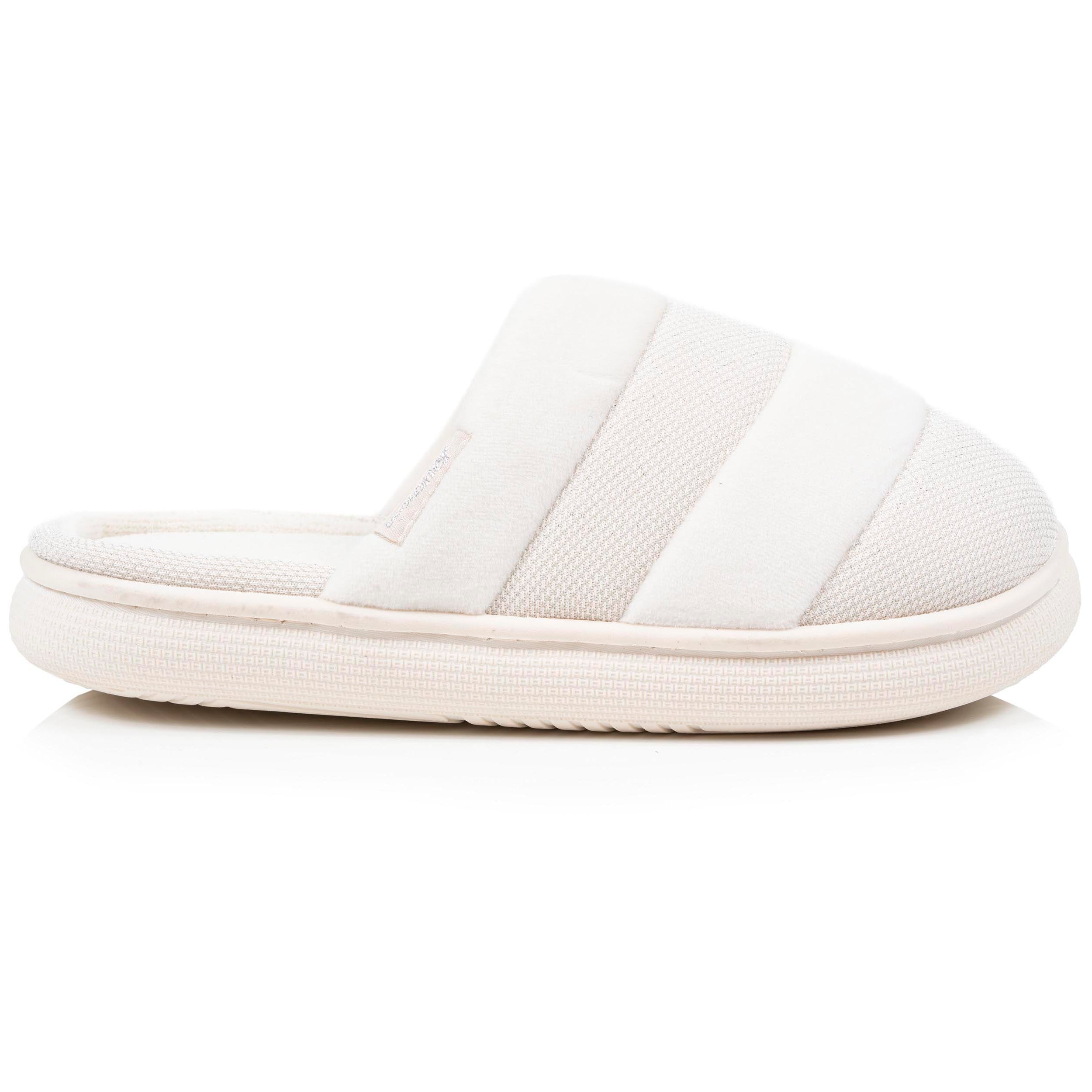 isotoner-chaussons-mules-femme-bloup-ivoire-bi-mati-re image 8