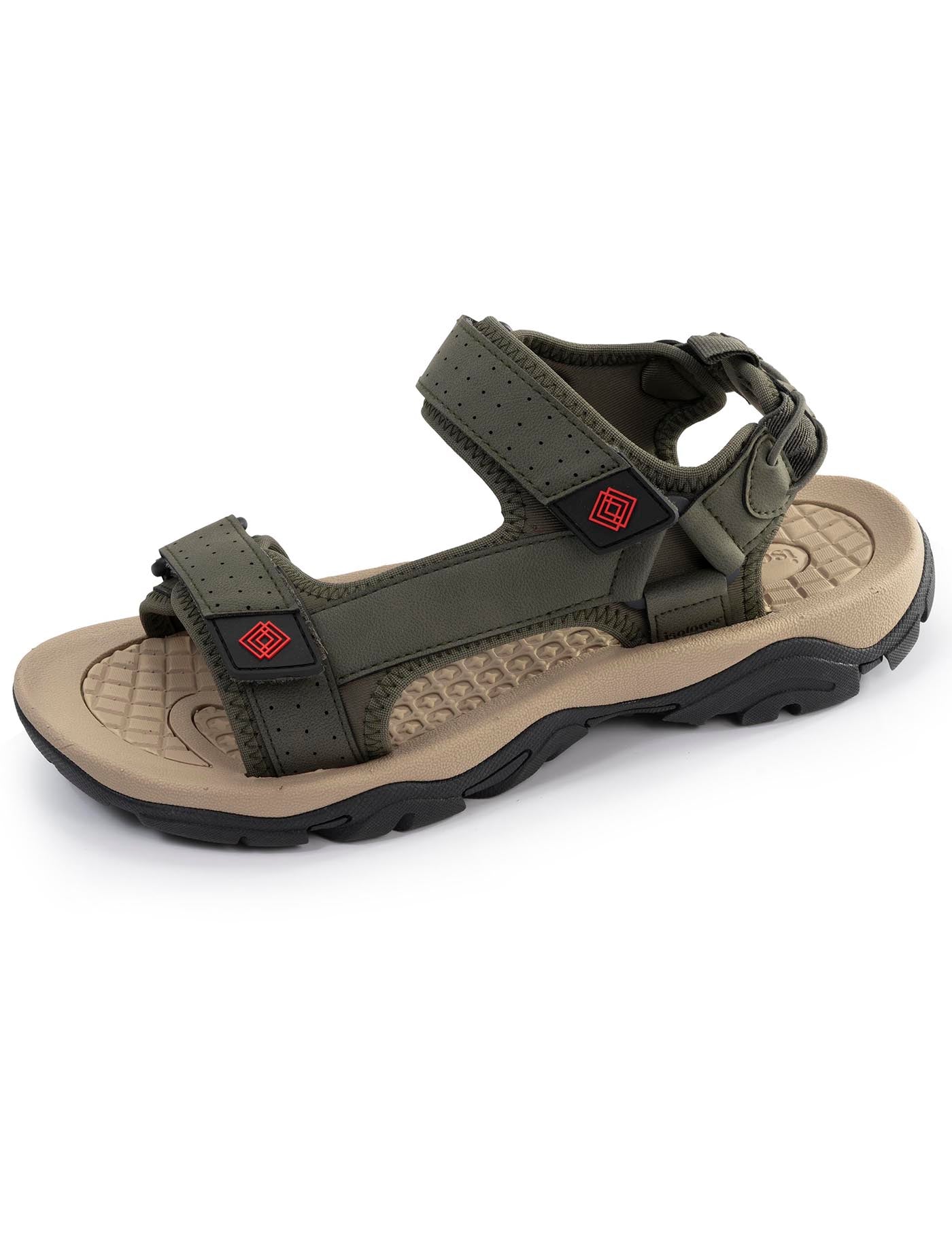 isotoner-sandales-homme-sport-kaki-everywear image 6