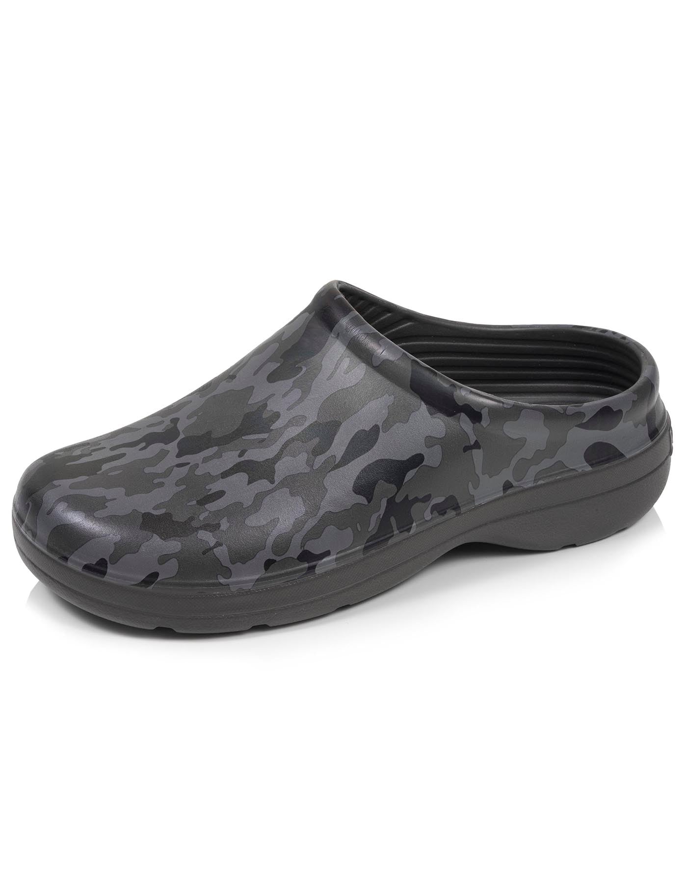 isotoner-sabots-de-jardin-homme-camouflage-gris image 6