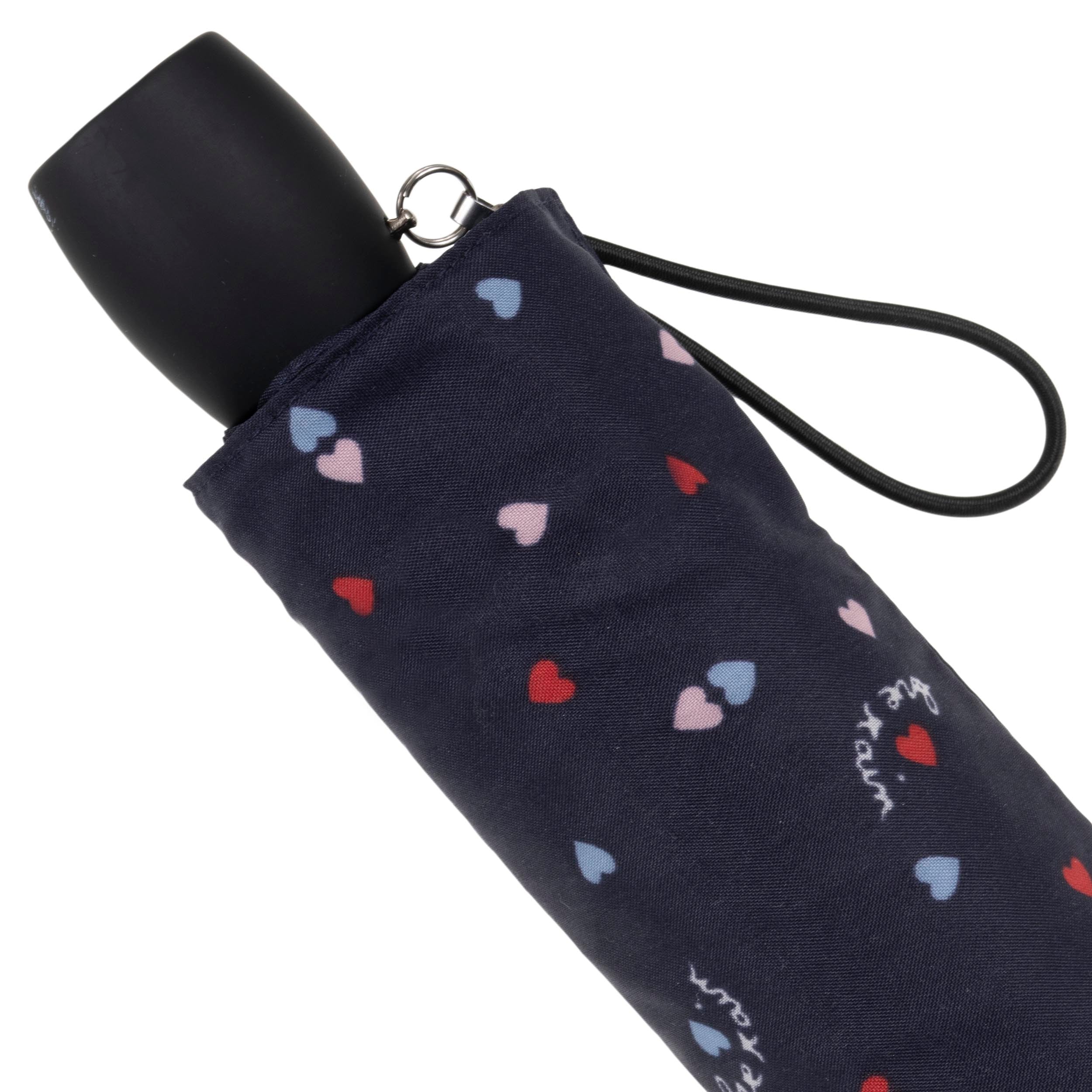 isotoner-parapluie-ombrelle-c-urs-rouges-upf50 image 5