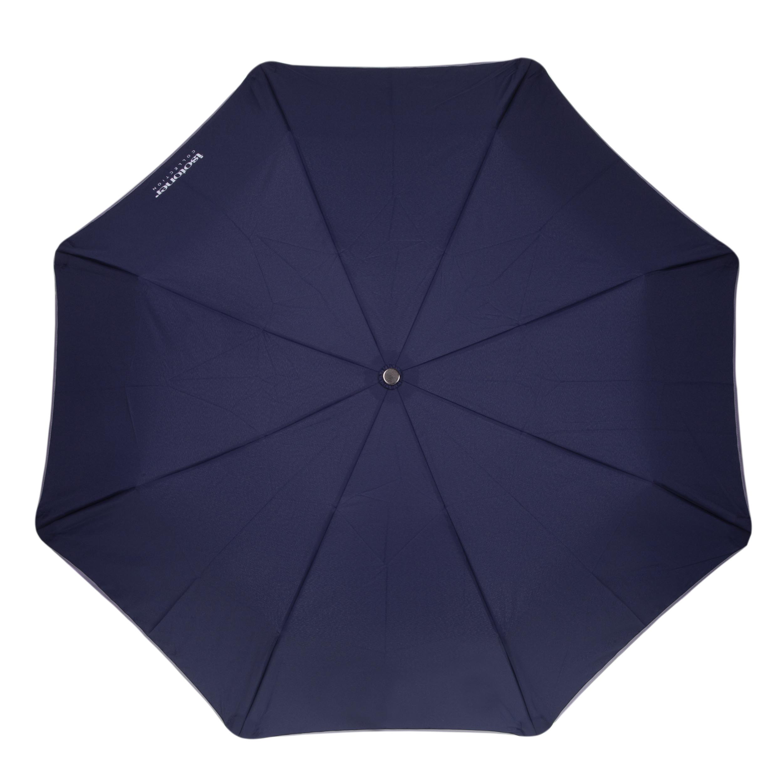 isotoner-parapluie-x-tra-solide-28-cm-marine-parme-ouverture-automatique image 3