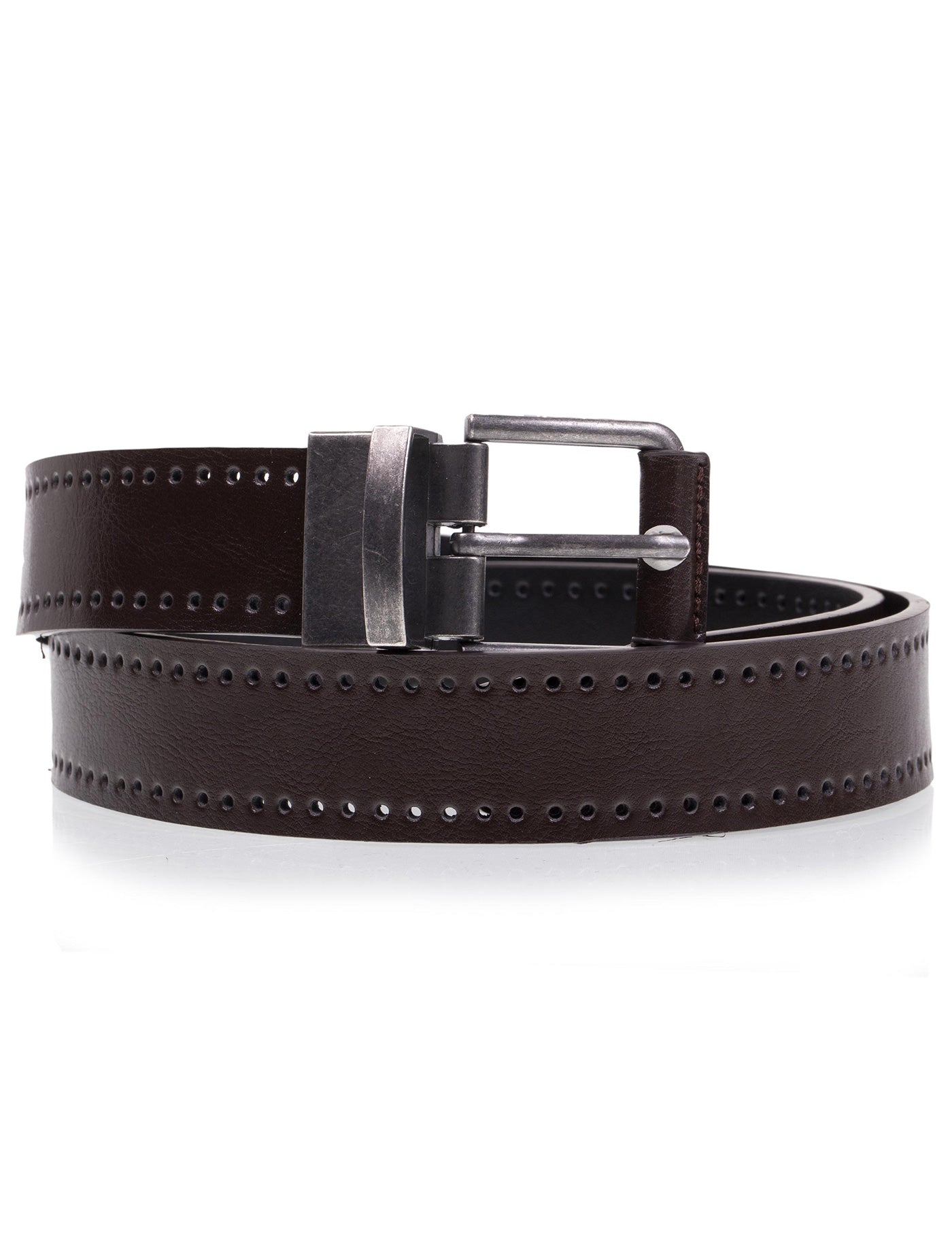 isotoner-ceinture-homme-2-en-1-noir-marron-r-versible image 6