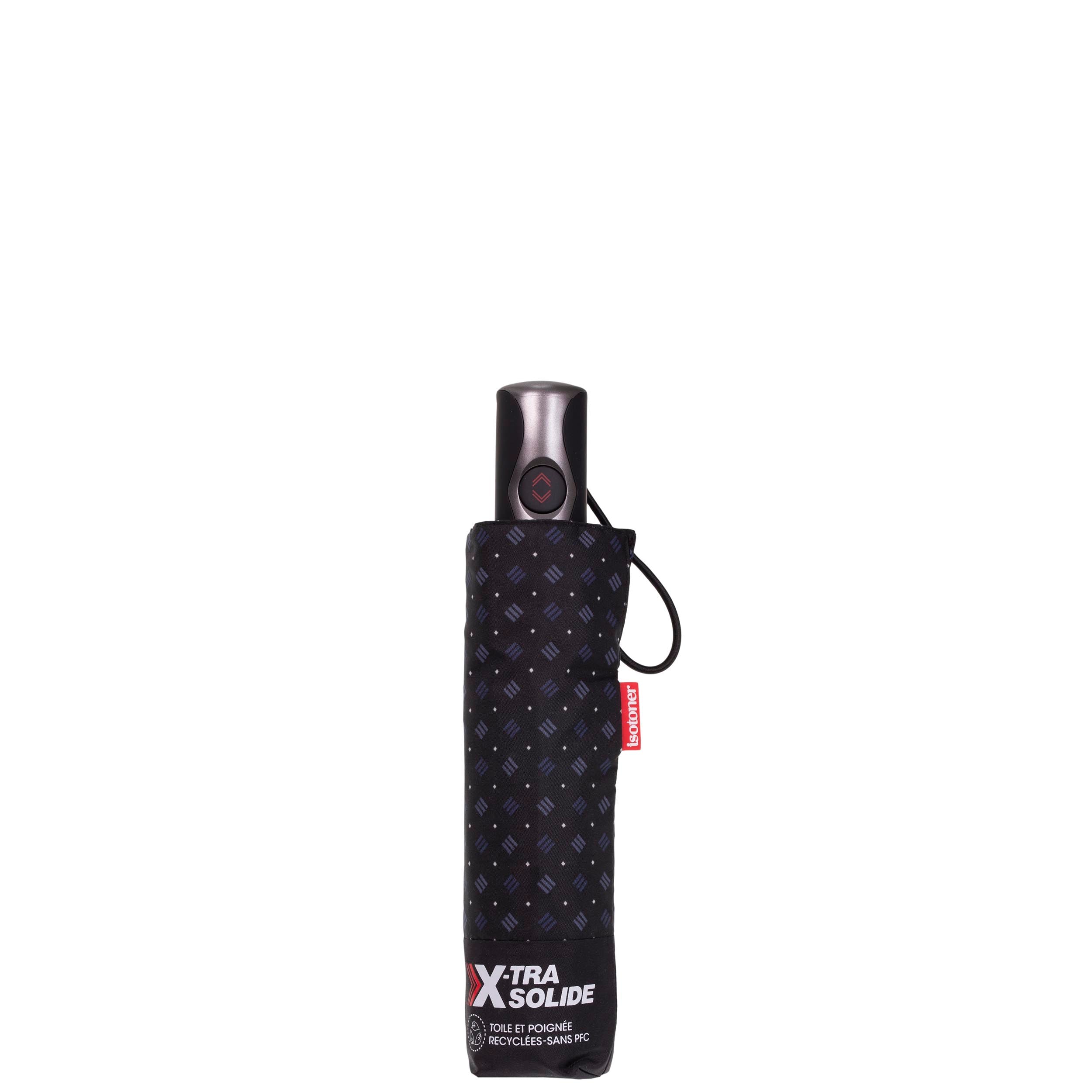 isotoner-parapluie-x-tra-solide-pliant-cravate-trait-homme image 6