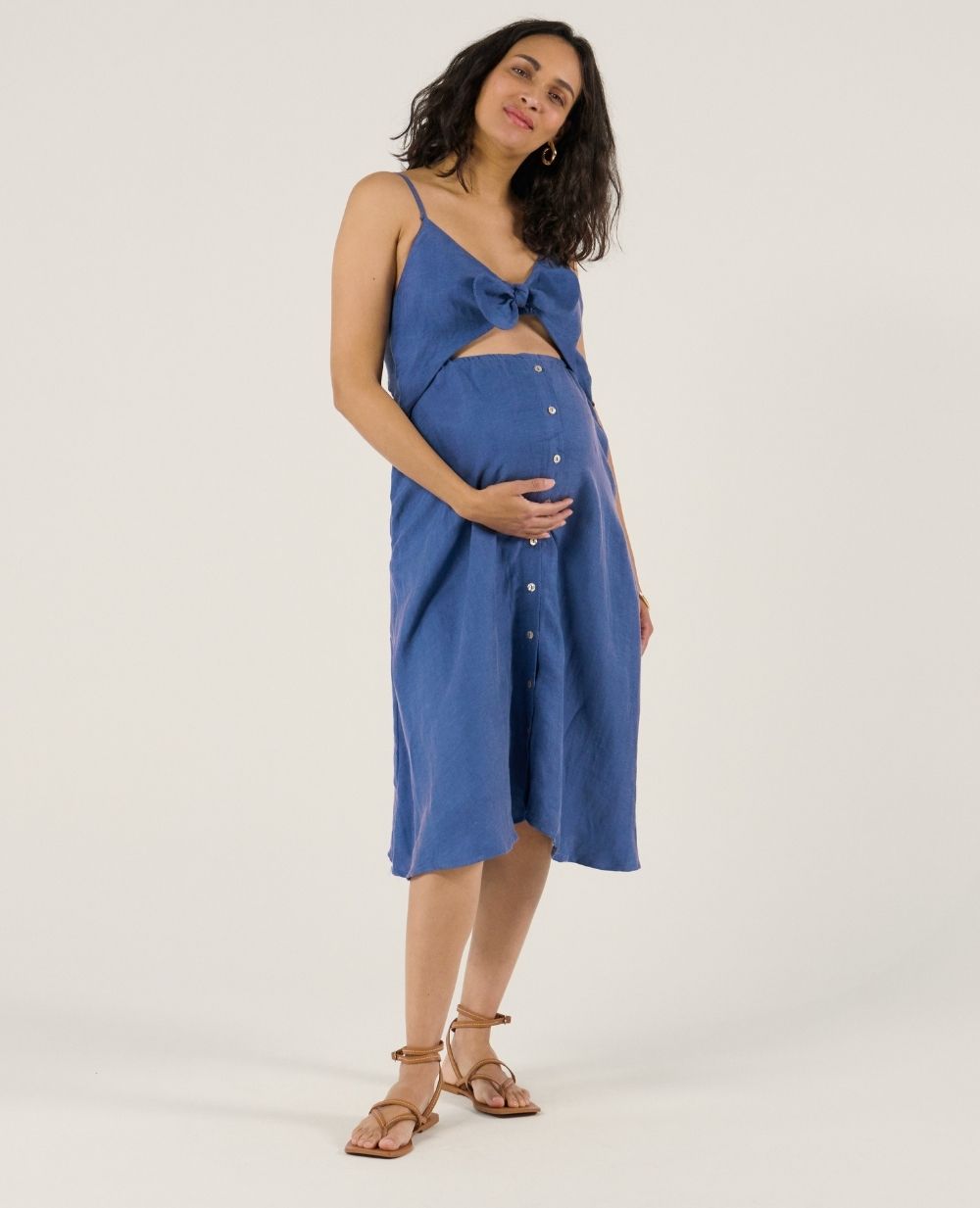 cache-c-ur-nolwenn-robe-d-allaitement-fluide-bleu image 3