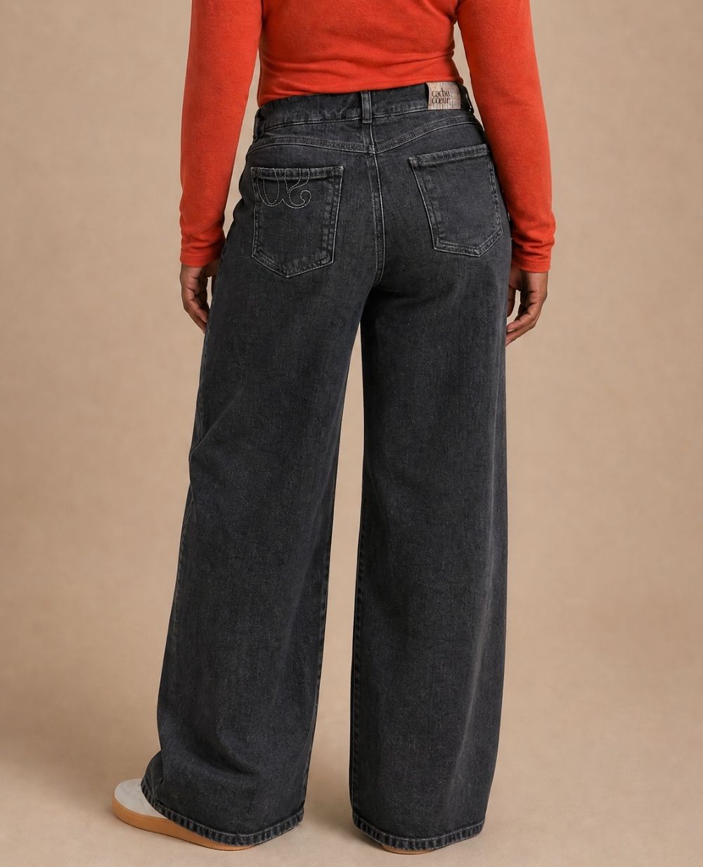 cache-c-ur-jean-de-maternit-rodeo-super-wide-leg-gris image 7