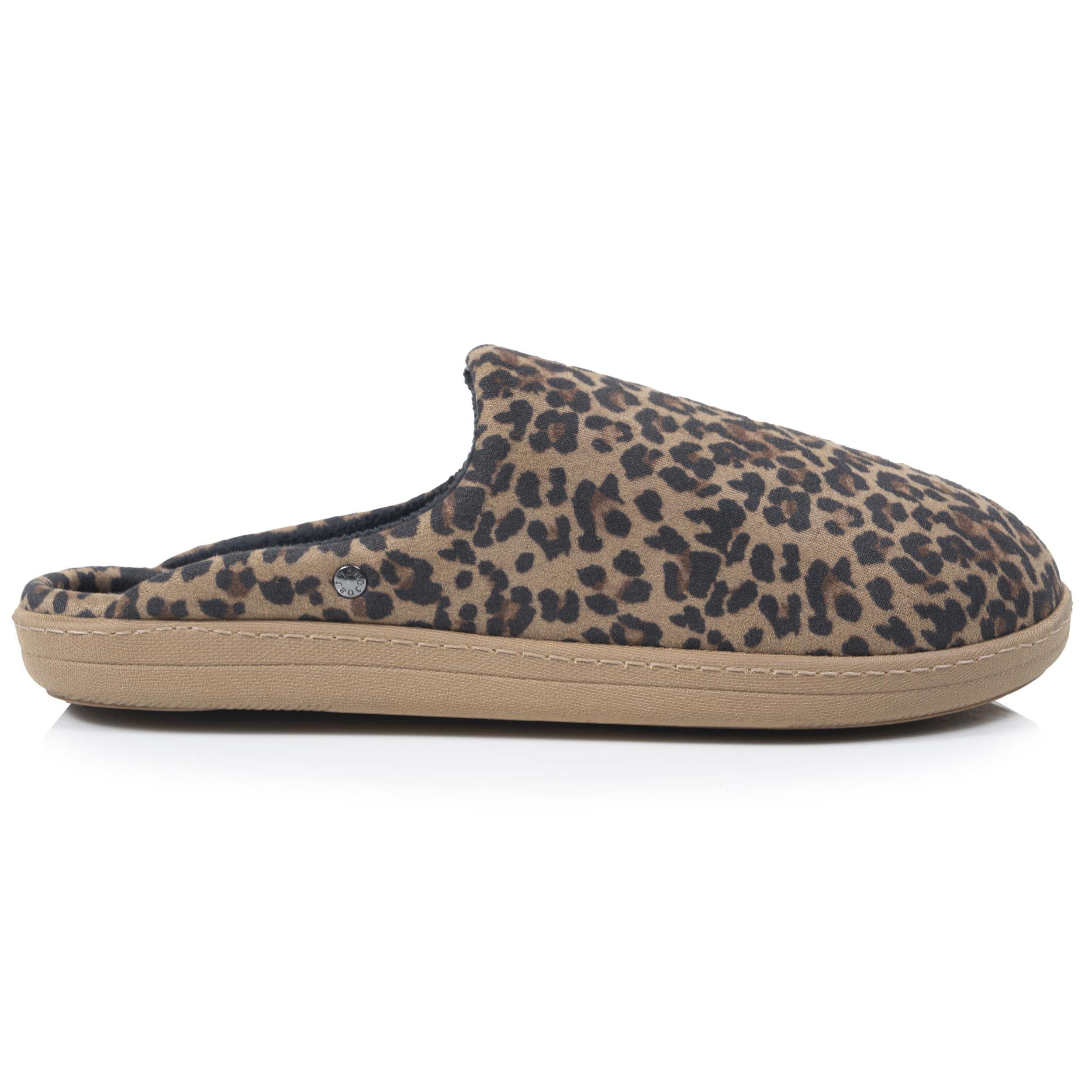 isotoner-mules-femme-l-opard-beige-fonc-m-moire-de-forme image 8