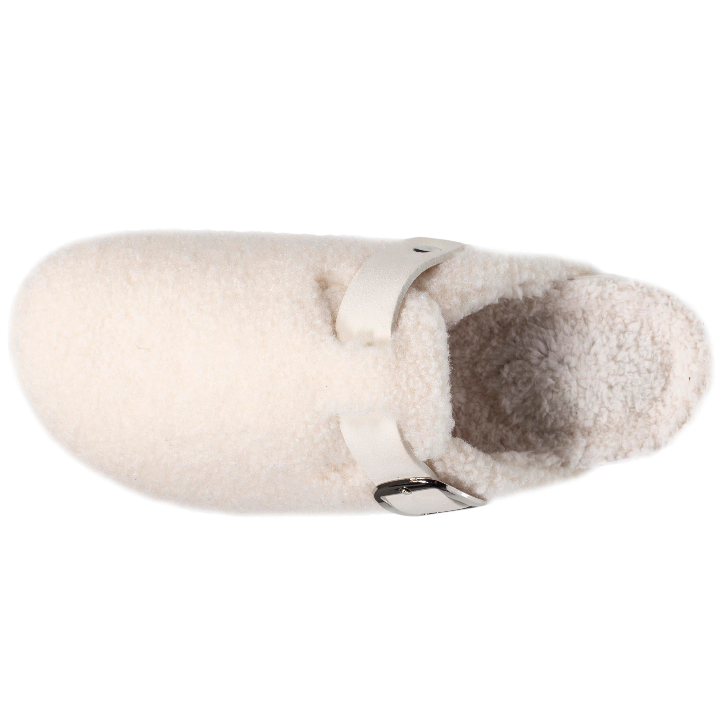 isotoner-chaussons-mules-femme-sherpa-ivoire-everywear image 3
