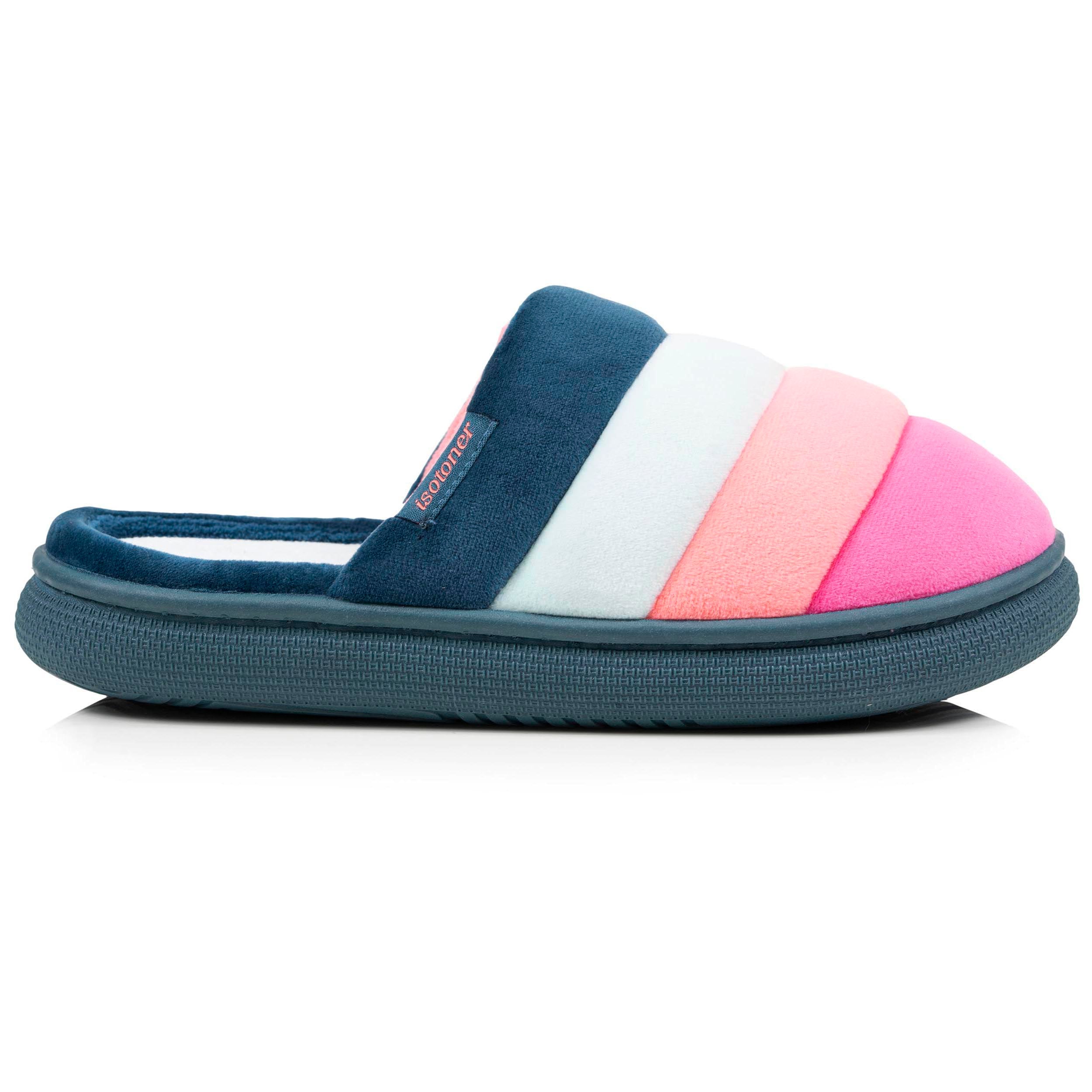 isotoner-chaussons-mules-femme-bloup-multicolor image 8