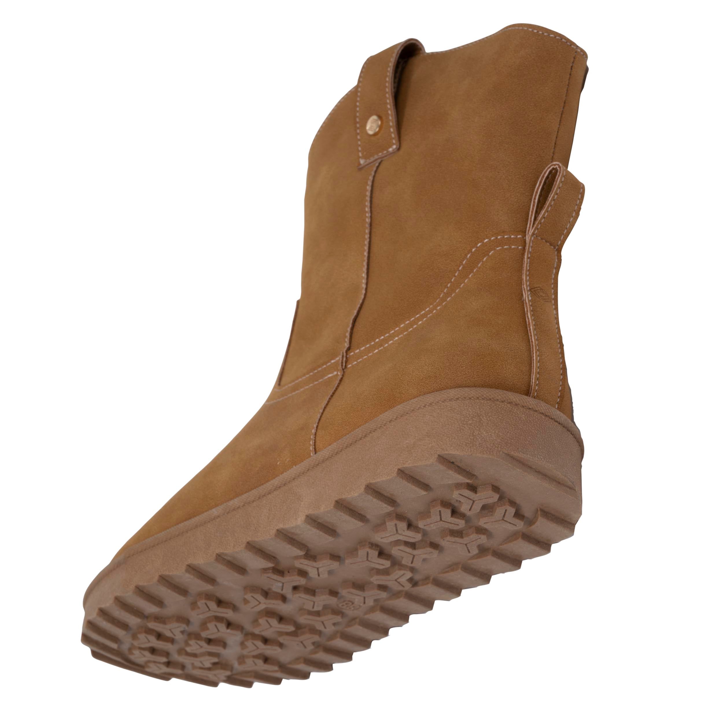 isotoner-bottines-hautes-femme-camel-m-moire-de-forme image 5