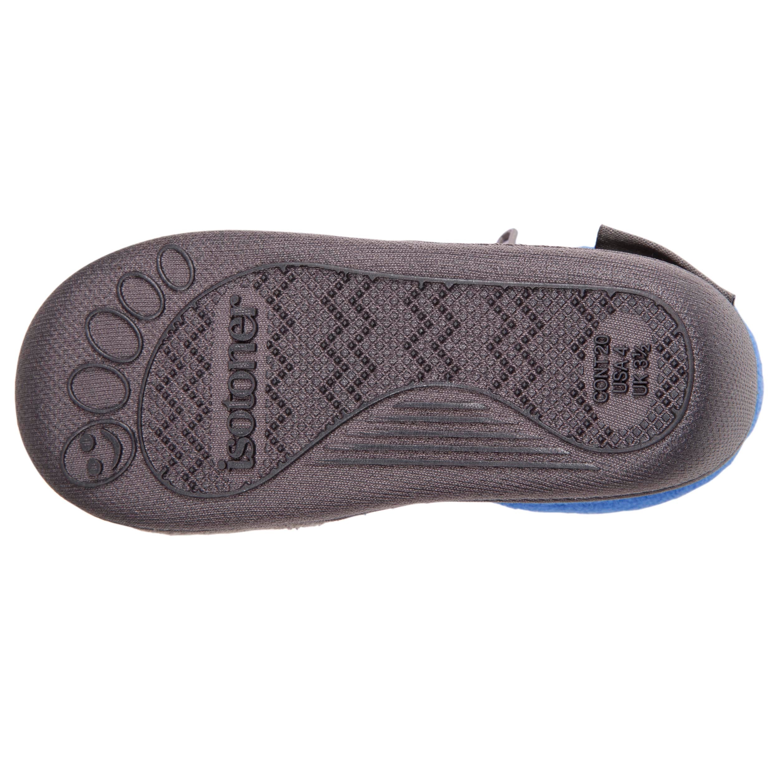 isotoner-chaussons-bottillons-zip-b-b-foot-gris image 4