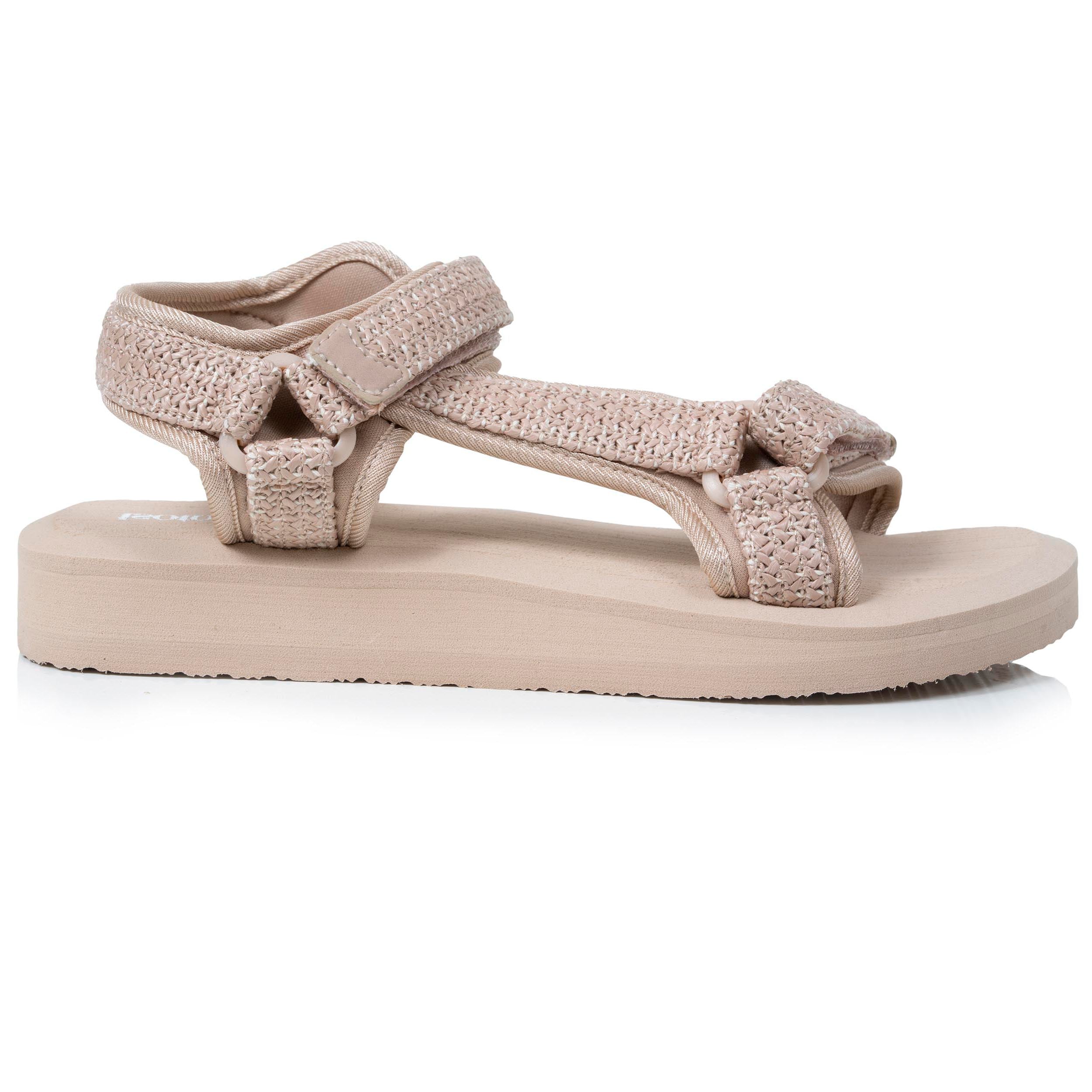 isotoner-sandales-femme-sport-talon-beige-3-4-cm image 8