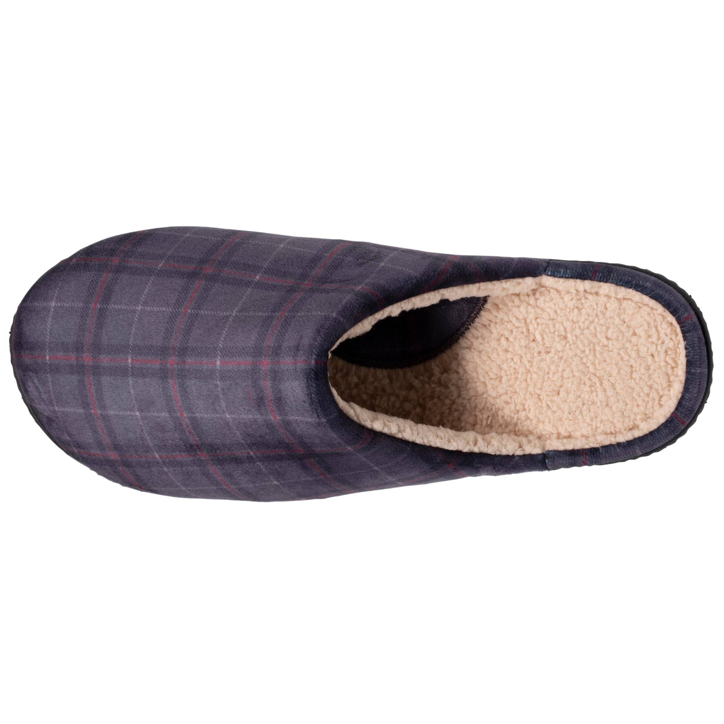 isotoner-mules-ergo-homme-tartan-chaussons-mules image 3