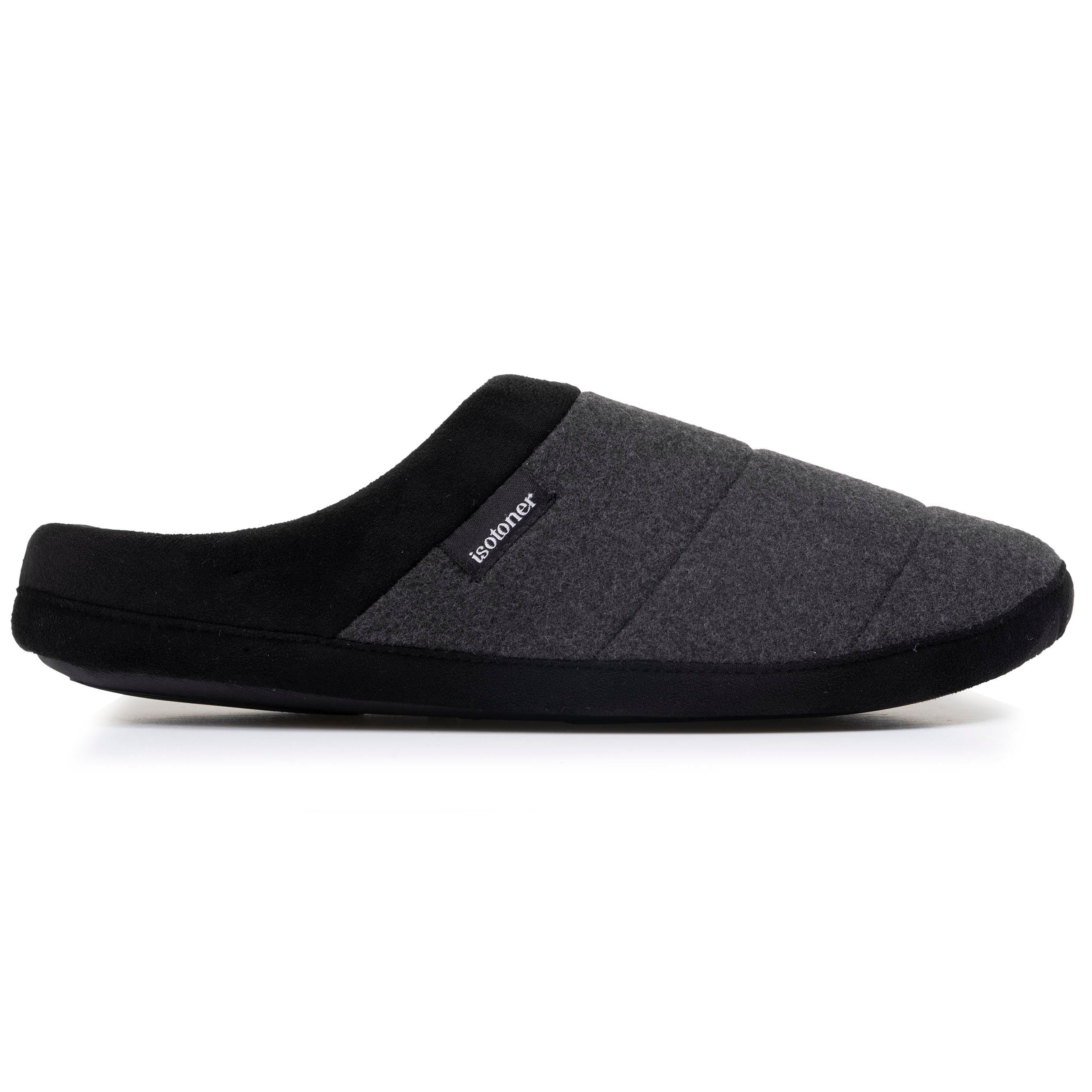 isotoner-chaussons-mules-homme-gris-chin-fonc-extra-light image 8