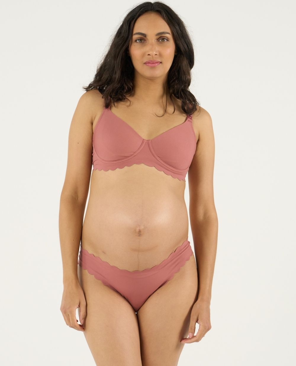 cache-c-ur-tanga-de-maternit-skin-taille-basse-vieux-rose image 7