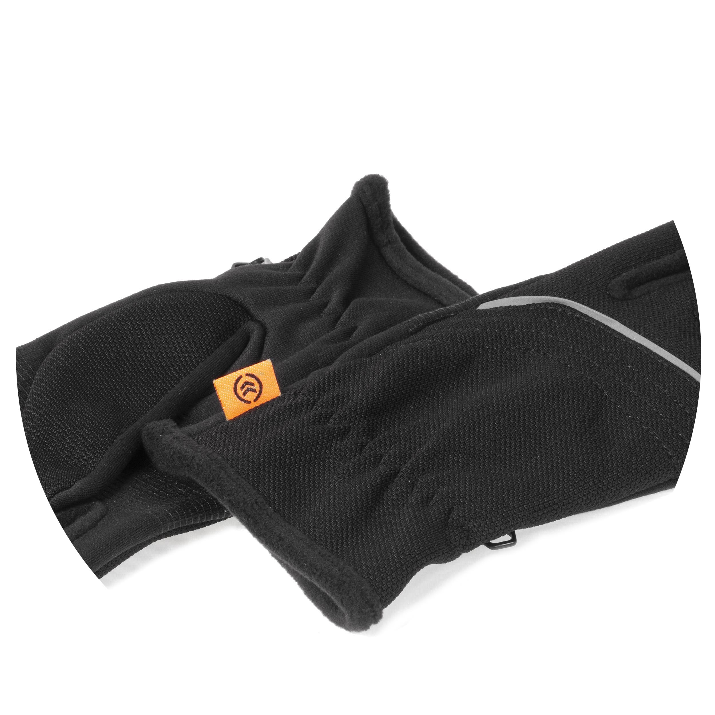 isotoner-gants-homme-sport-x-tra-flex-noir image 2