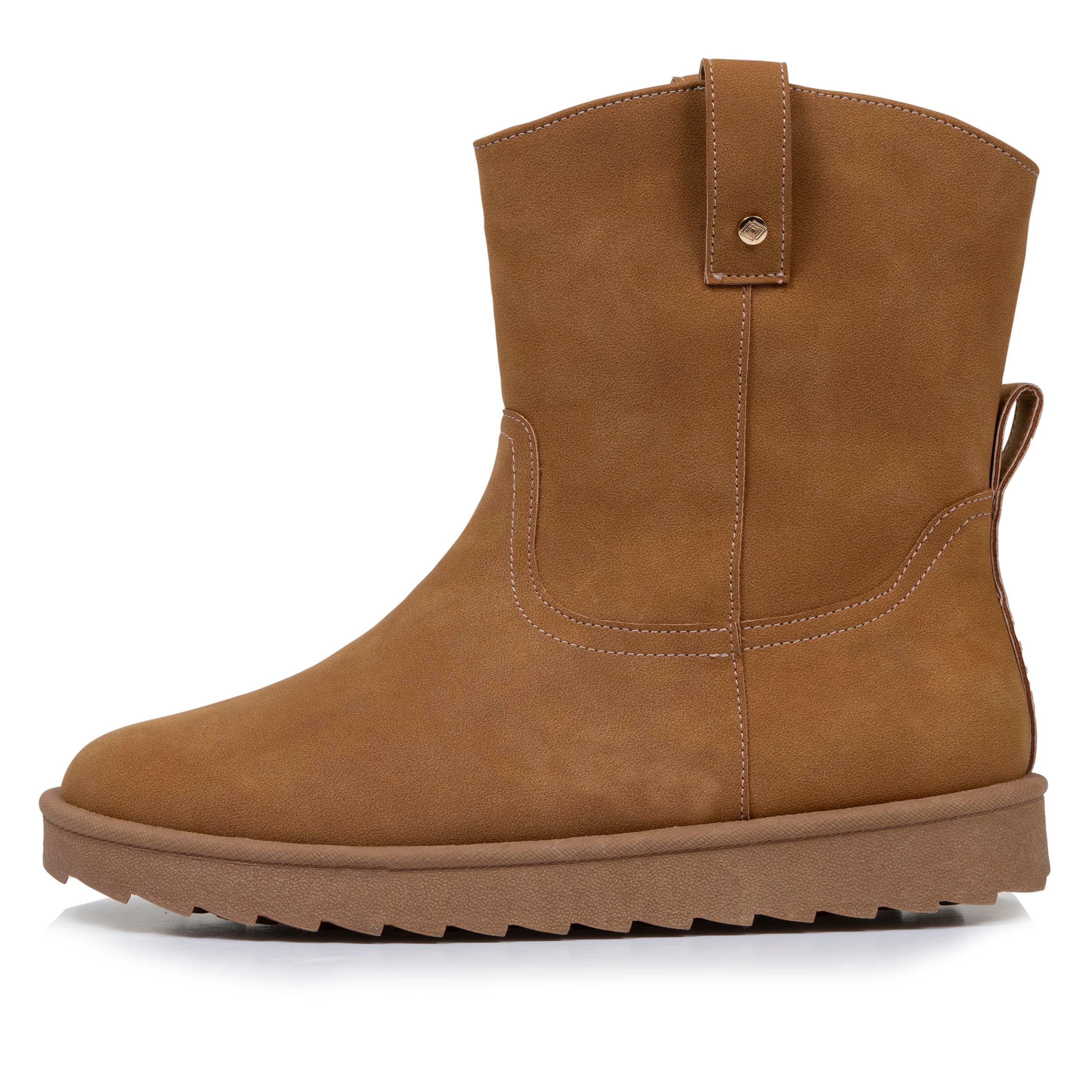 isotoner-bottines-hautes-femme-camel-m-moire-de-forme image 3