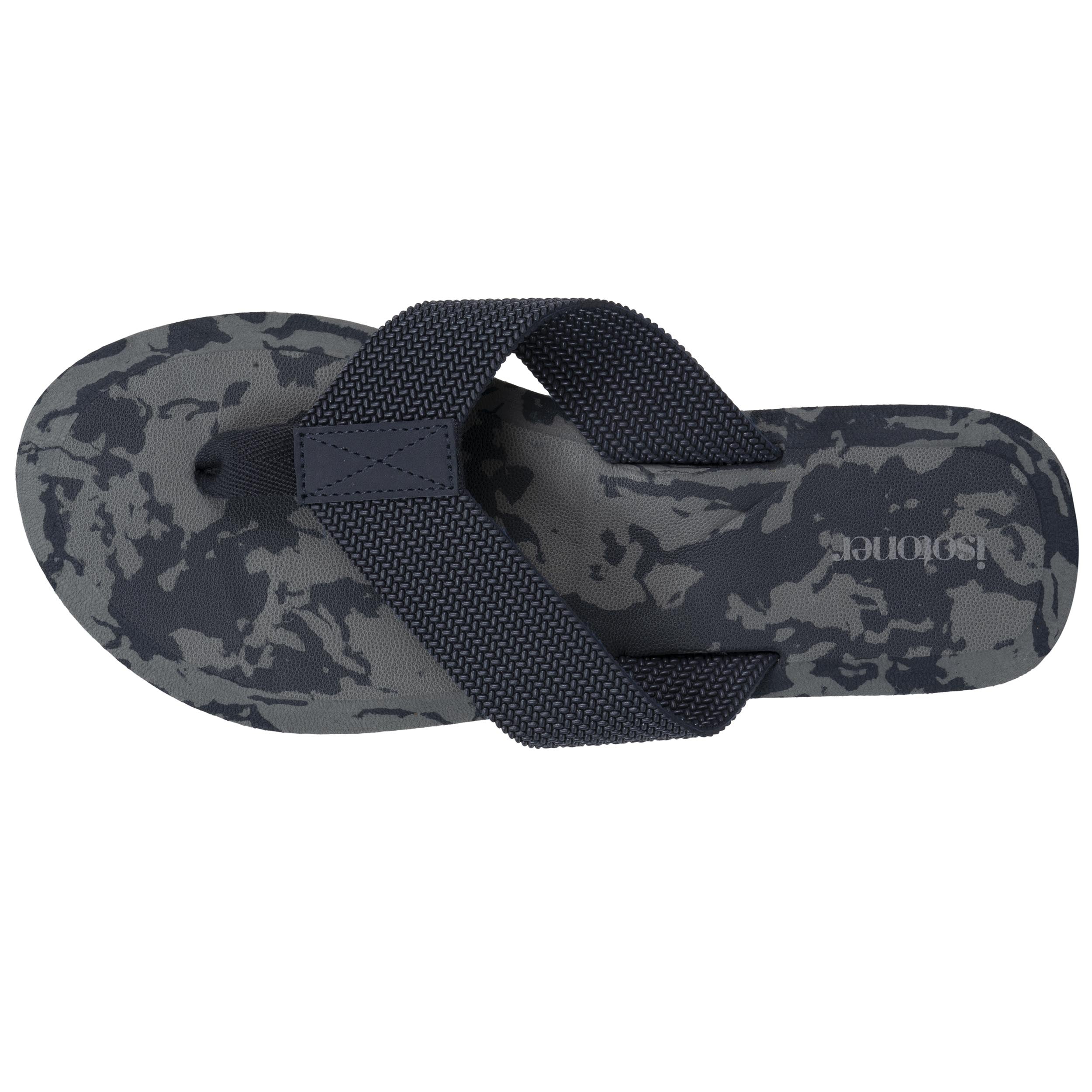 isotoner-tongs-homme-sport-camouflage-marine image 2