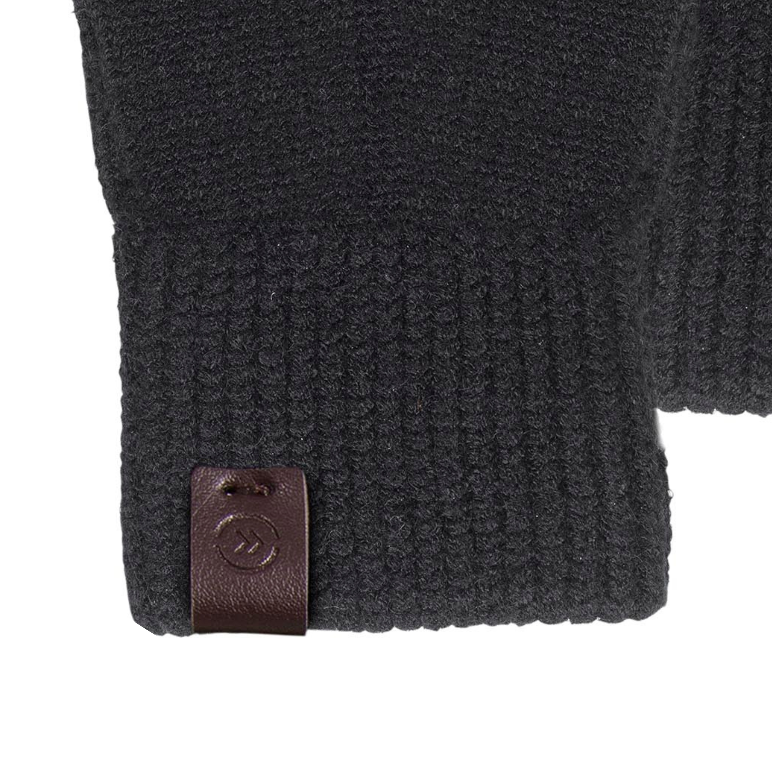 isotoner-mitaines-homme-maille-ultra-doux-noir-taille-unique image 3