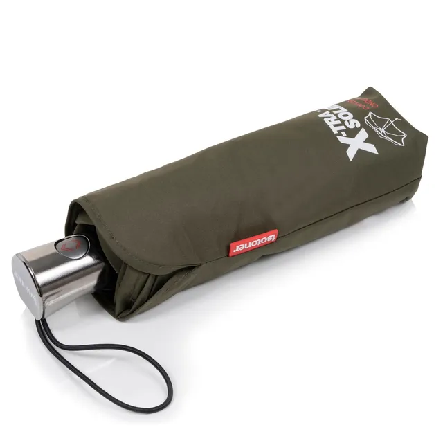 isotoner-parapluie-x-tra-solide-23-cm-kaki-automatique image 1