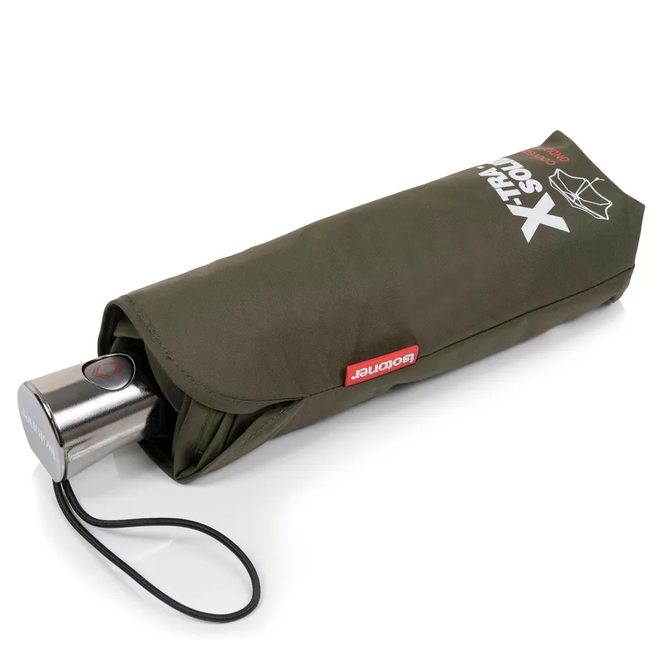 isotoner-parapluie-x-tra-solide-23-cm-kaki-automatique image 1