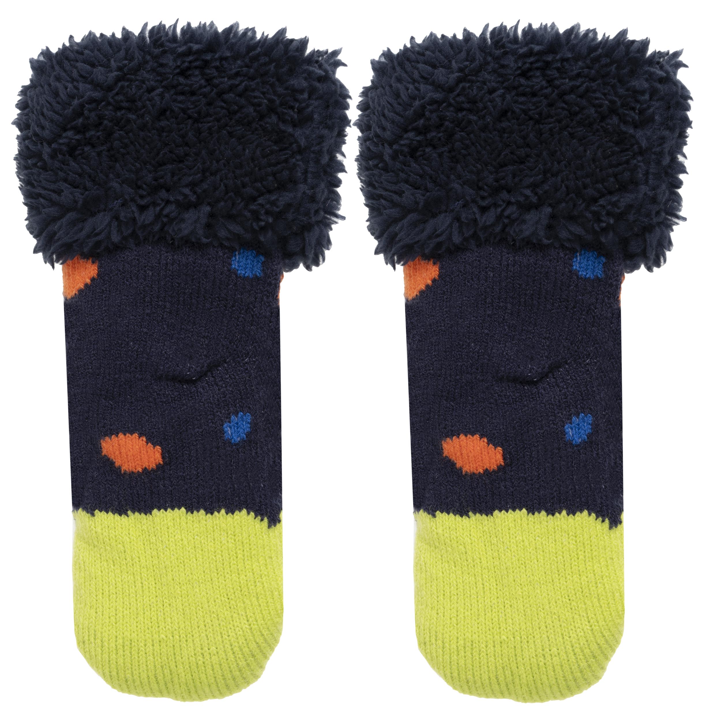 isotoner-chaussettes-fourr-es-enfant-vert-monstre-1-8-ans image 3