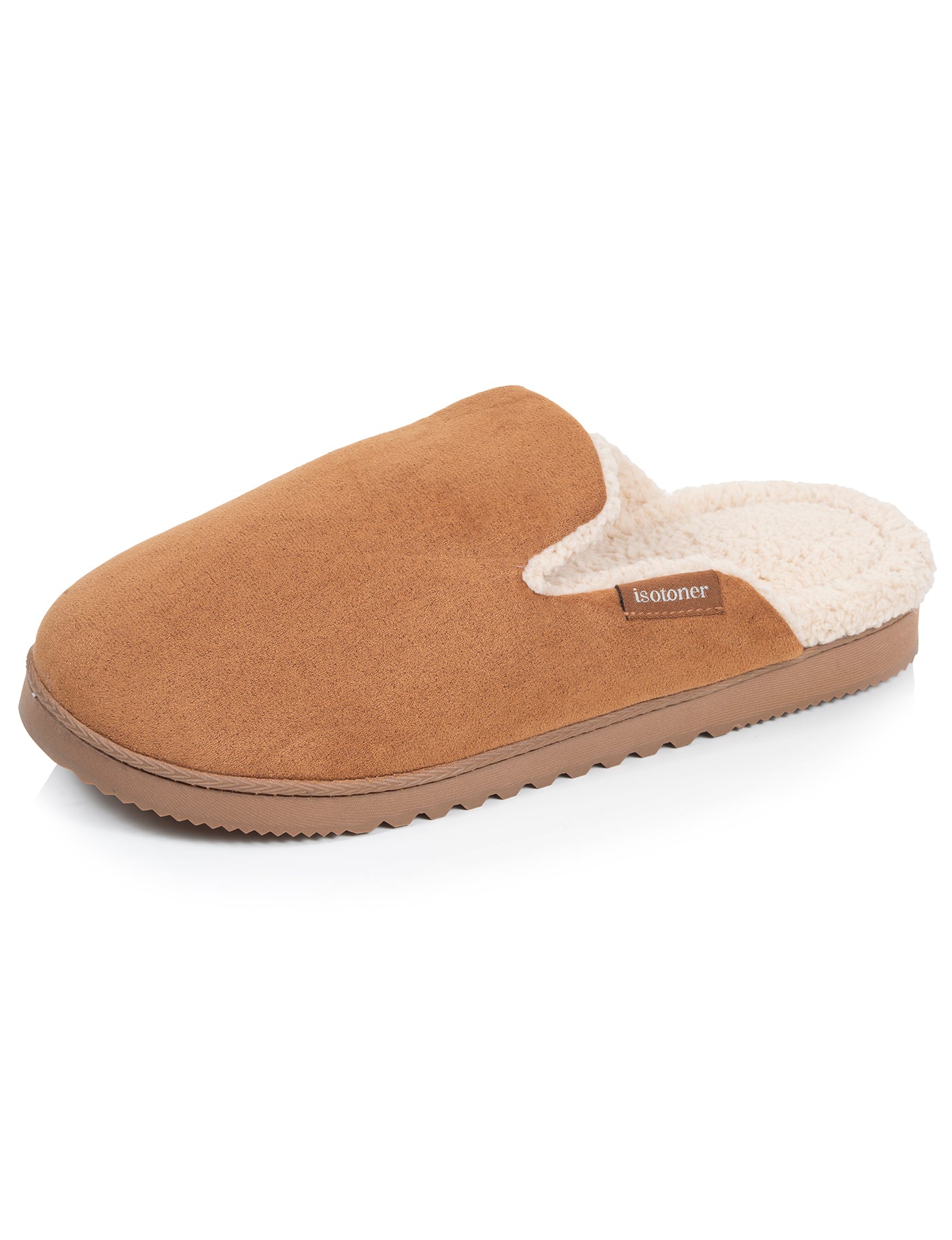 isotoner-chaussons-mules-homme-camel-sherpa image 6