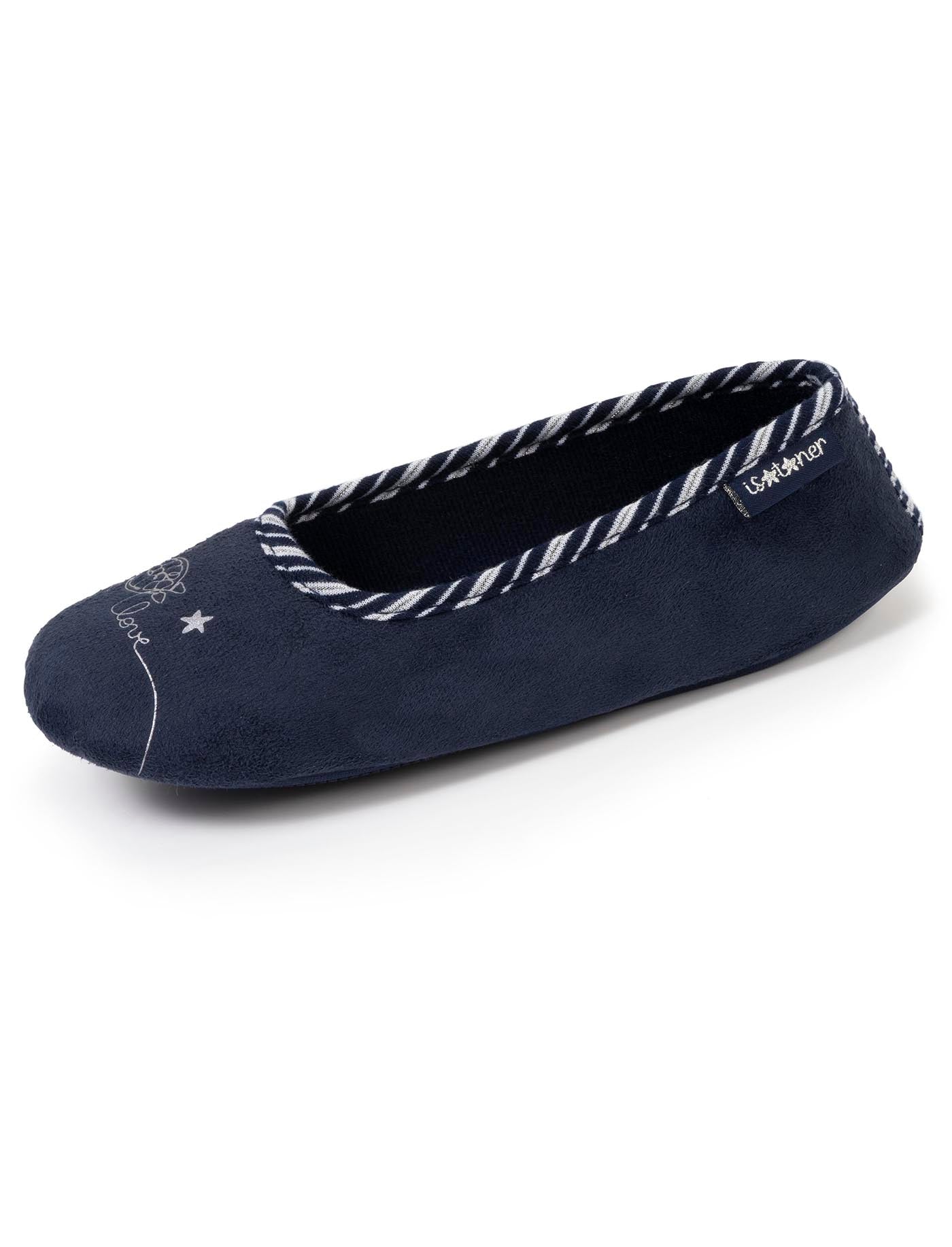 isotoner-chaussons-ballerines-junior-marine-tortue image 6