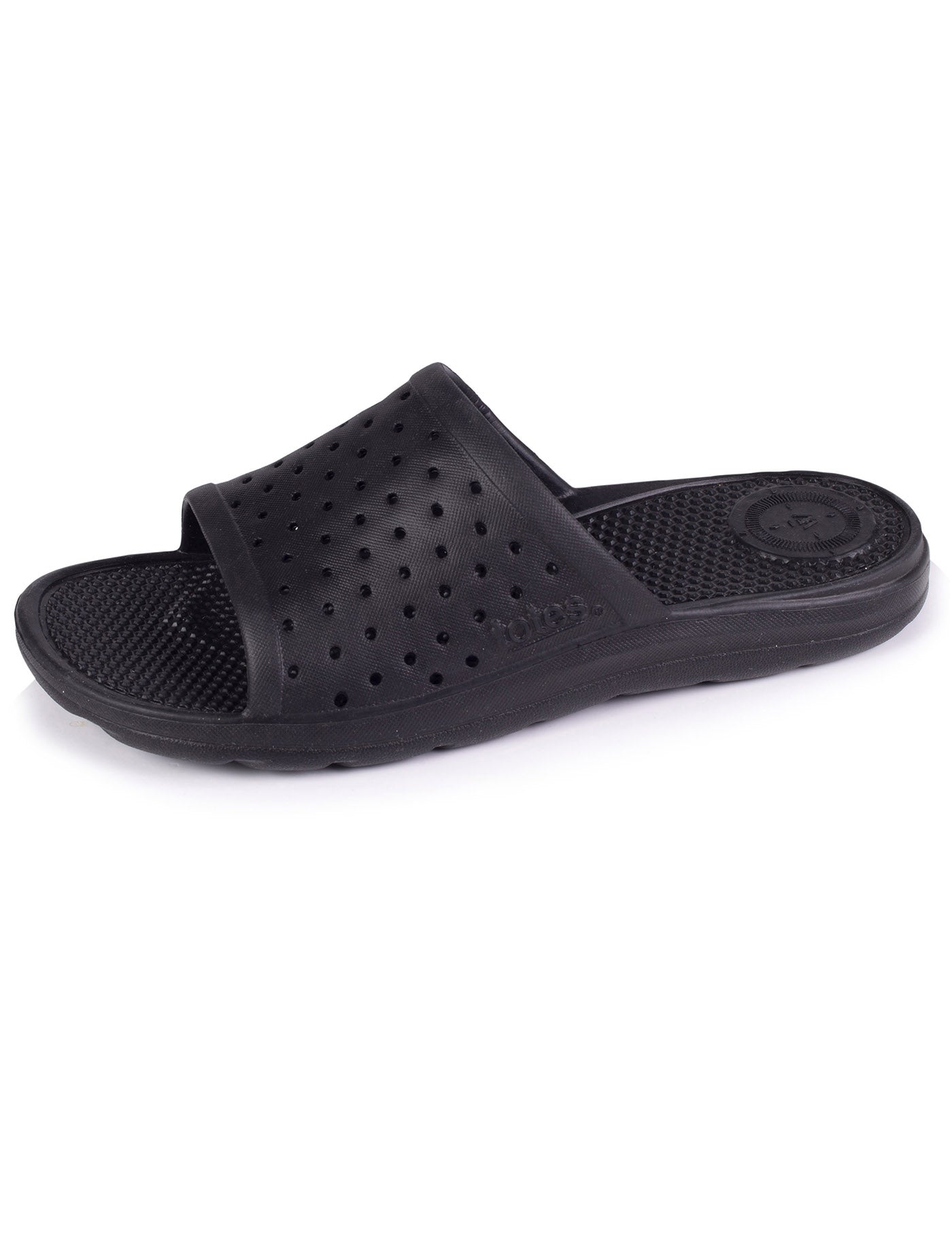 isotoner-everywear-mules-claquettes-femme-ajour-es-noir image 6