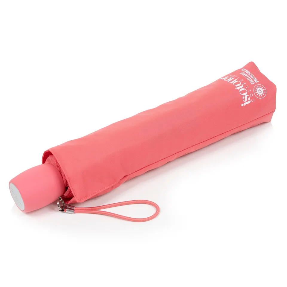 isotoner-parapluie-ombrelle-corail-ros-upf50 image 1