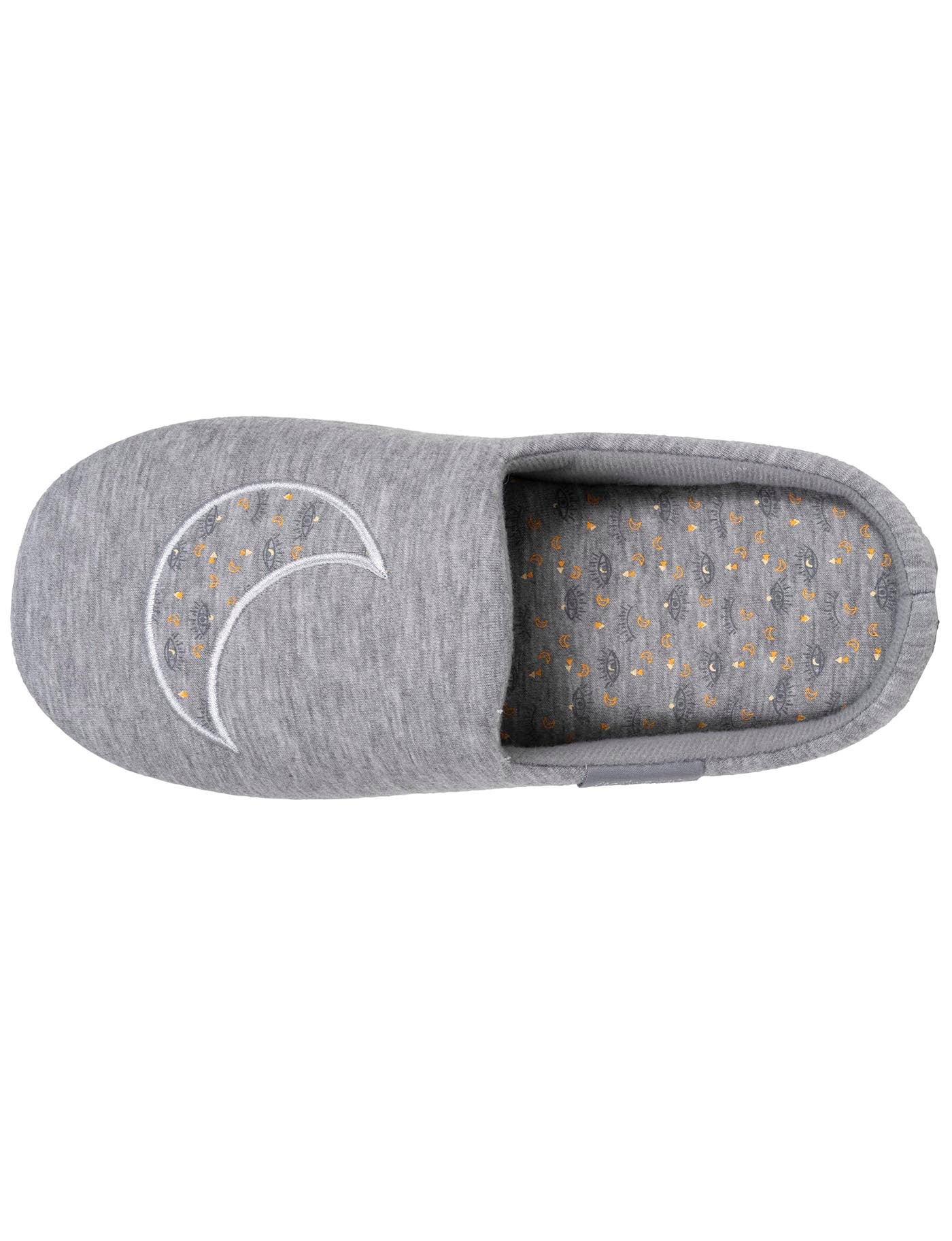 isotoner-chaussons-mules-femme-gris-chin-jersey image 7