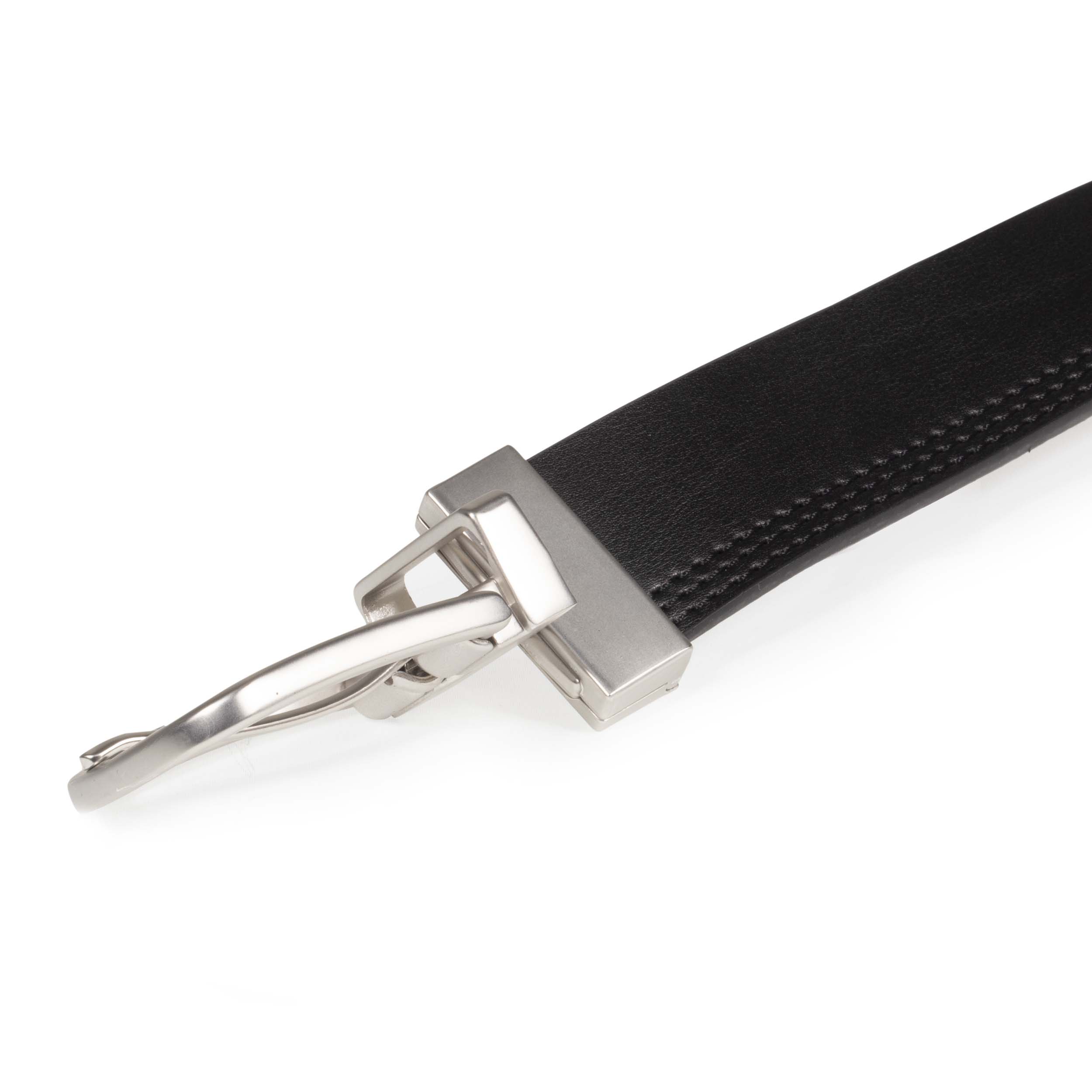 isotoner-ceinture-homme-r-versible-noir-marron image 4
