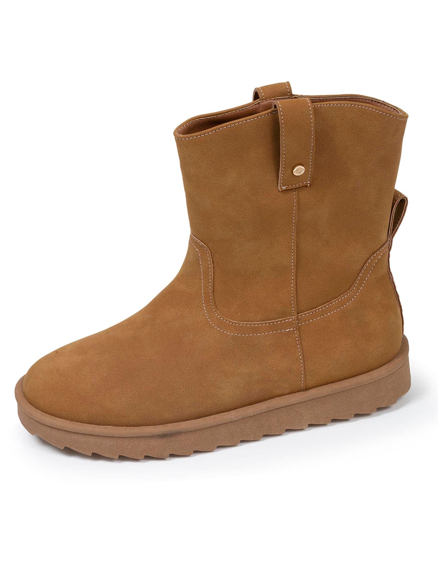 isotoner-bottines-hautes-femme-camel-m-moire-de-forme image 6